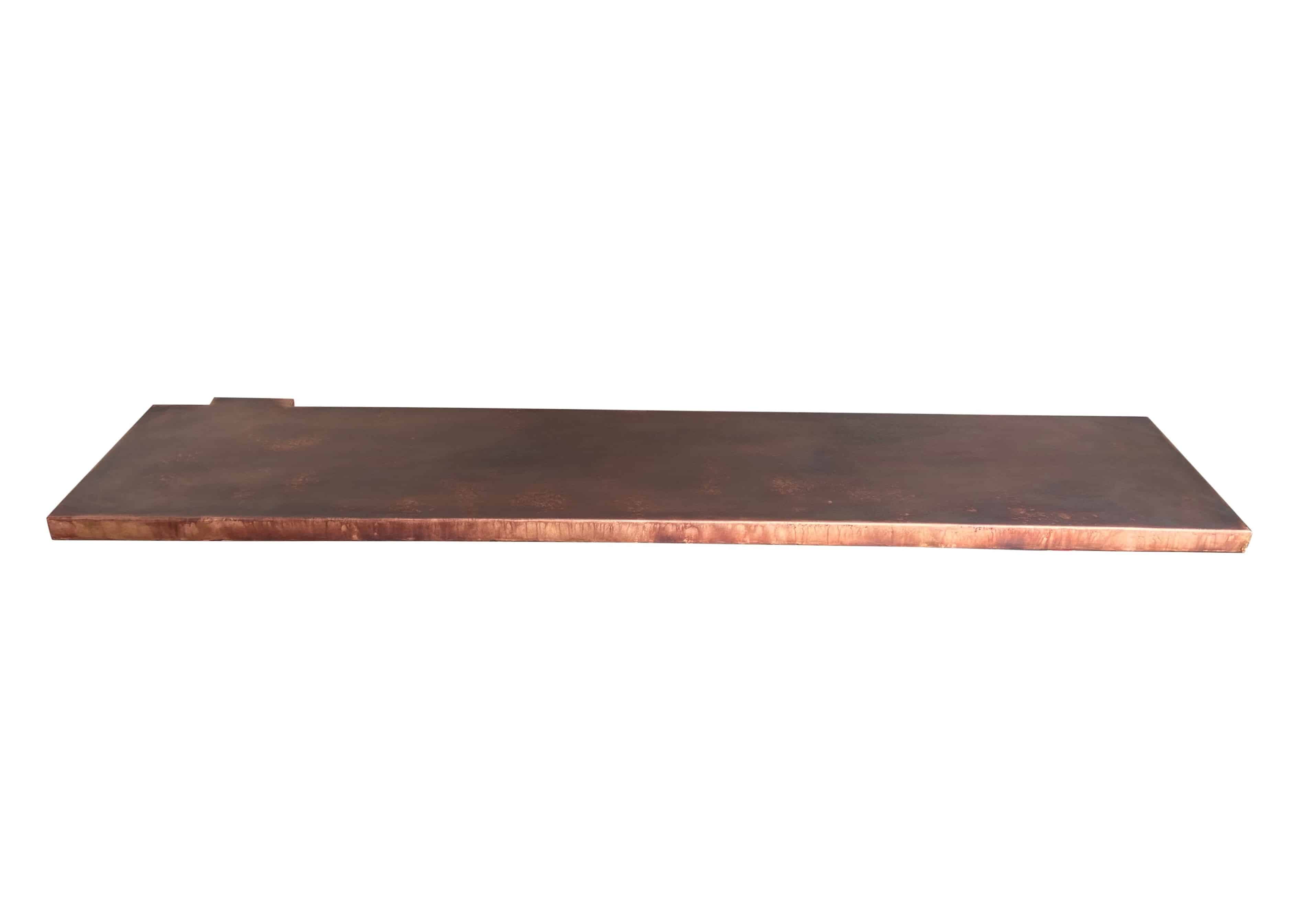 Bespoke Antique Copper Kitchen Worktop