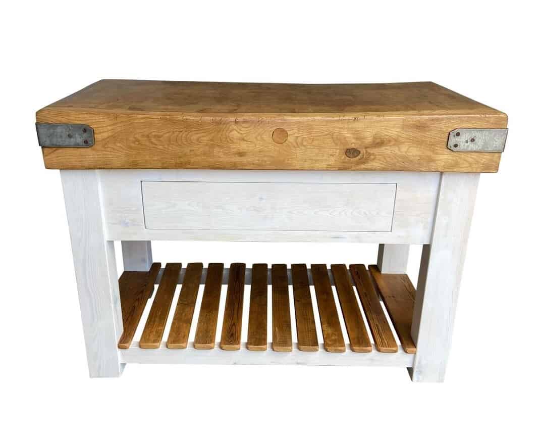 Maple Butchers Chopping Block on Bespoke Base