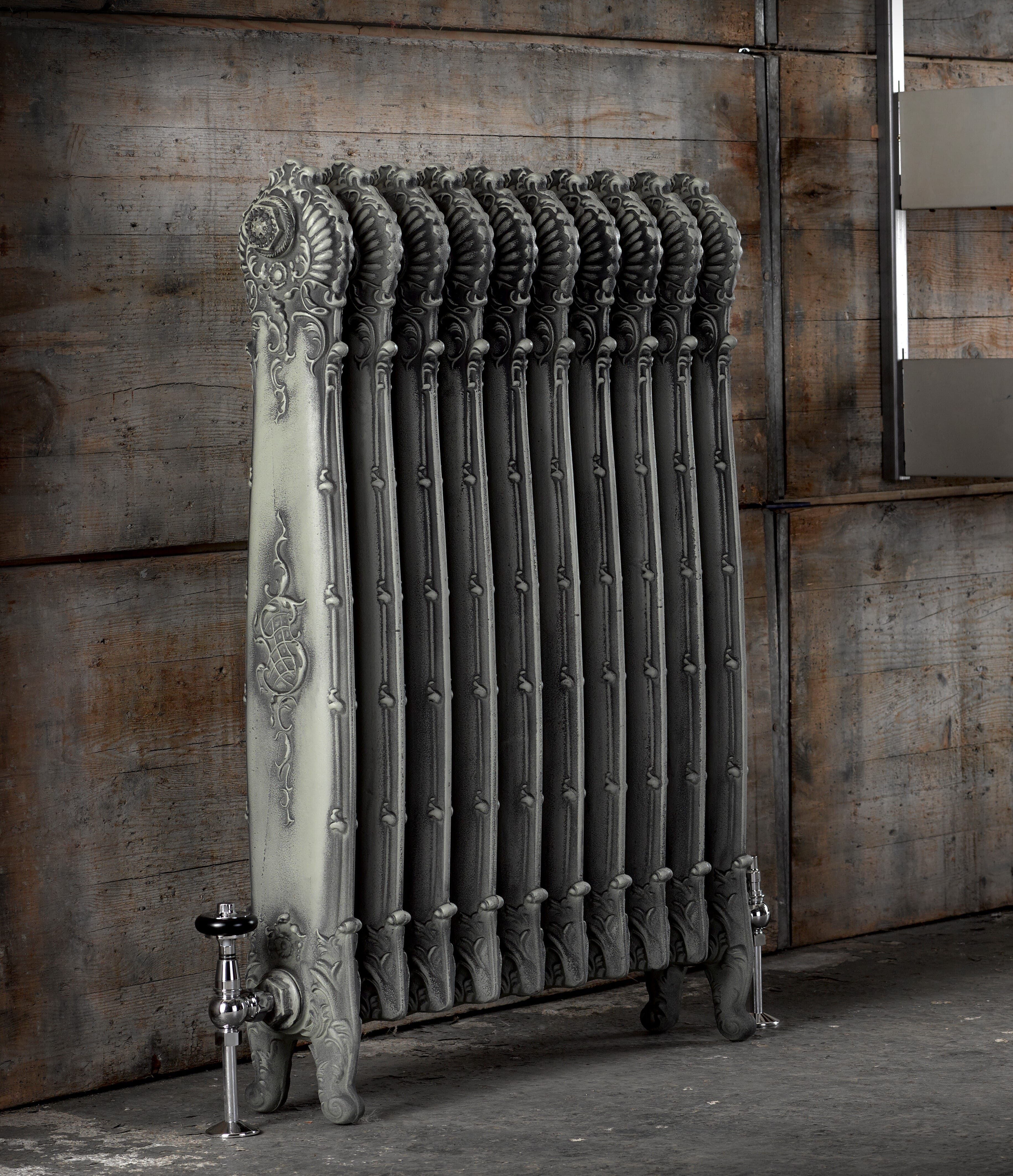 Arroll Alexandra Cast Iron Radiator - Antique French Grey  - ARALEX10
