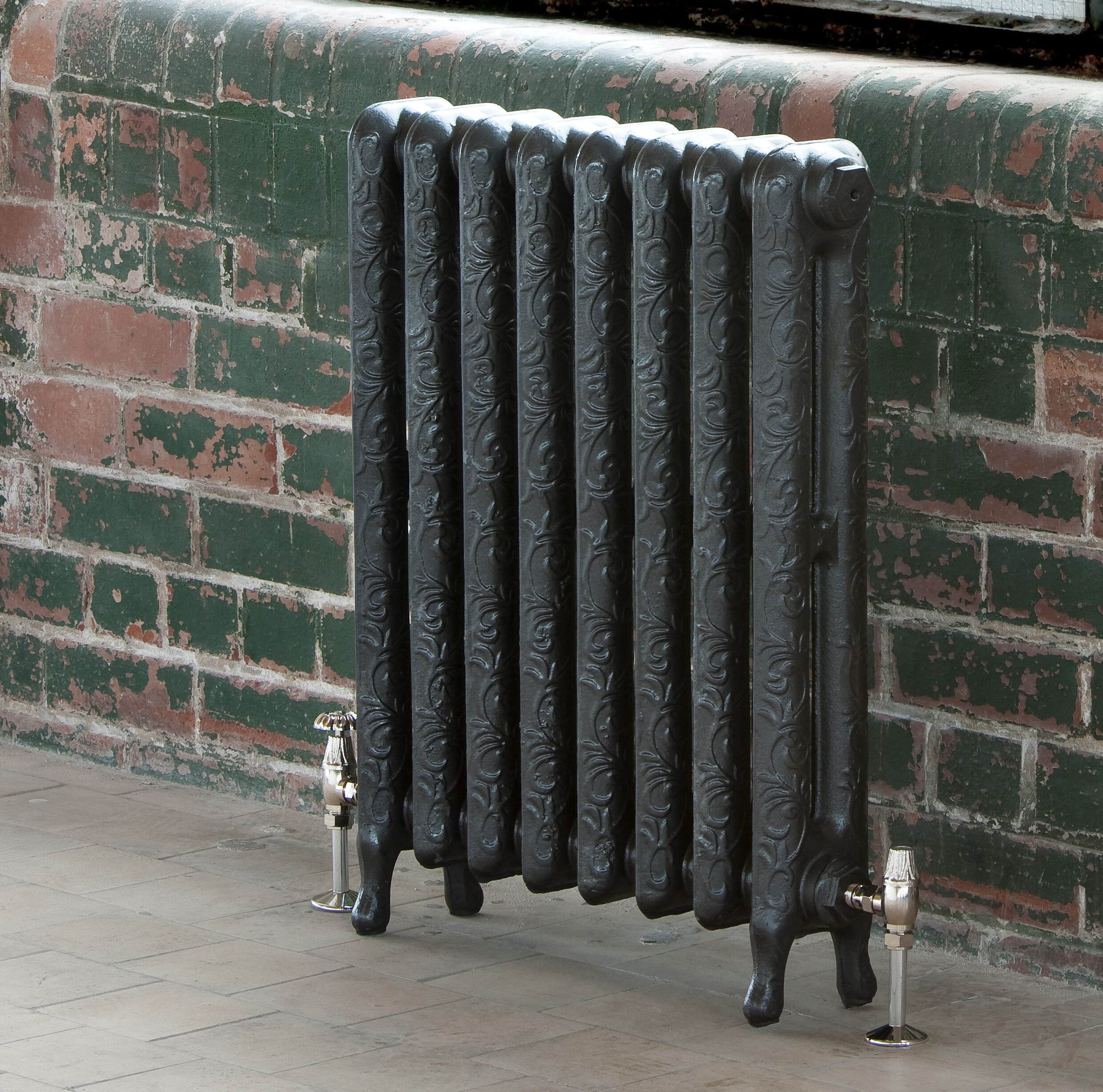 Arroll Art Nouveau 2 Column Cast Iron Radiator - ARAN8