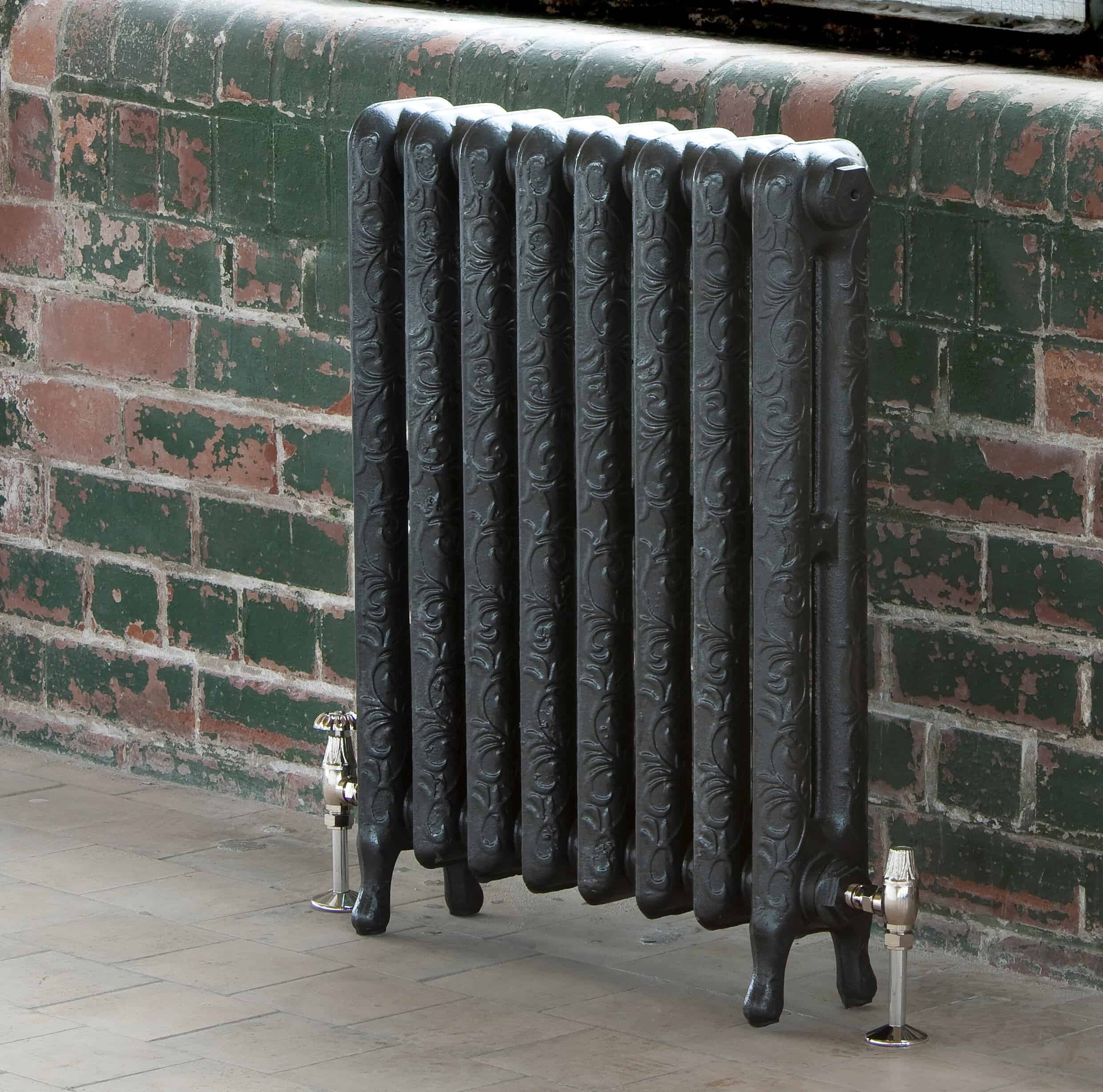 Arroll Art Nouveau 2 Column Cast Iron Radiator