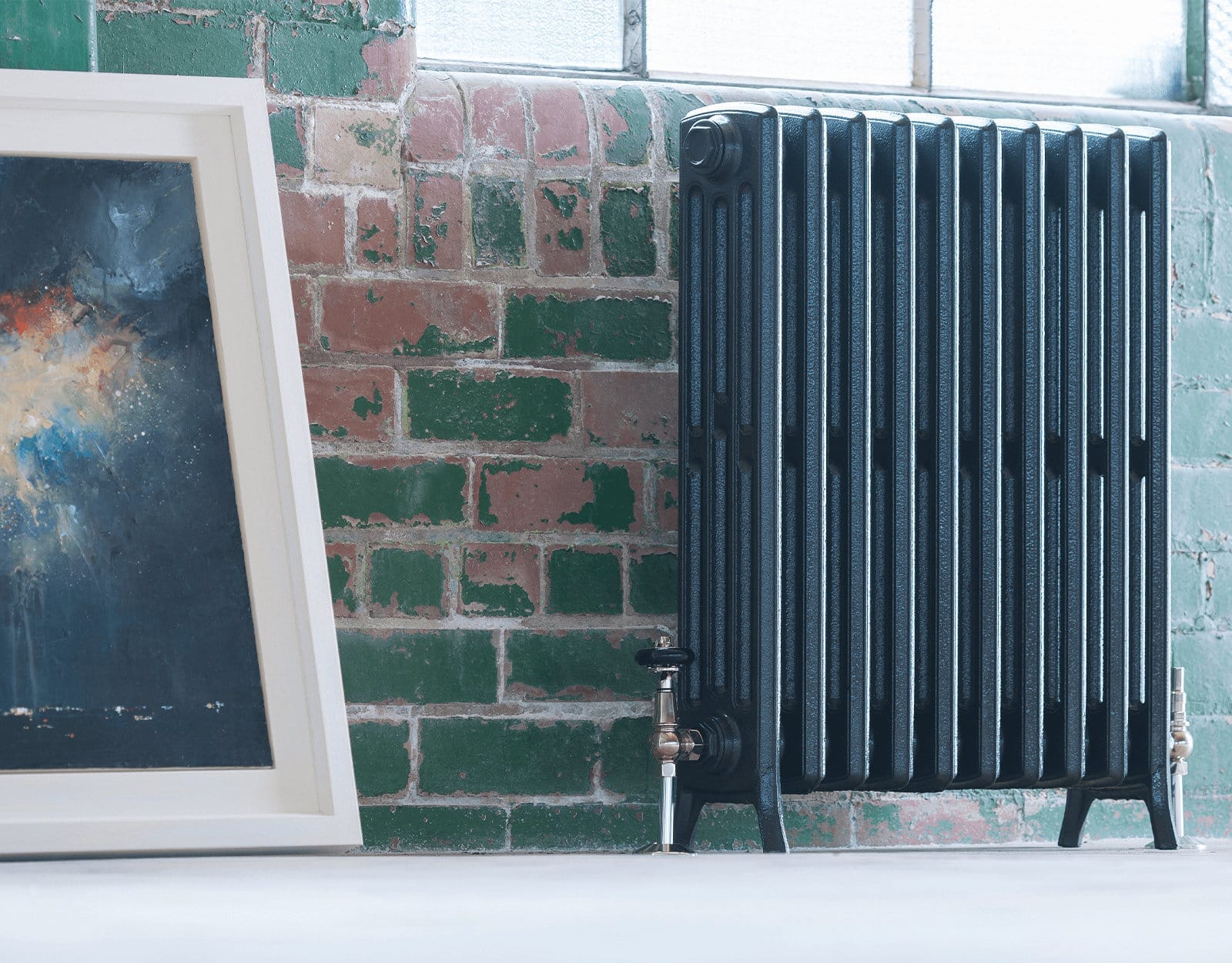 Arroll Edwardian 4 Column 760mm Tall Cast Iron Radiator - AE4760