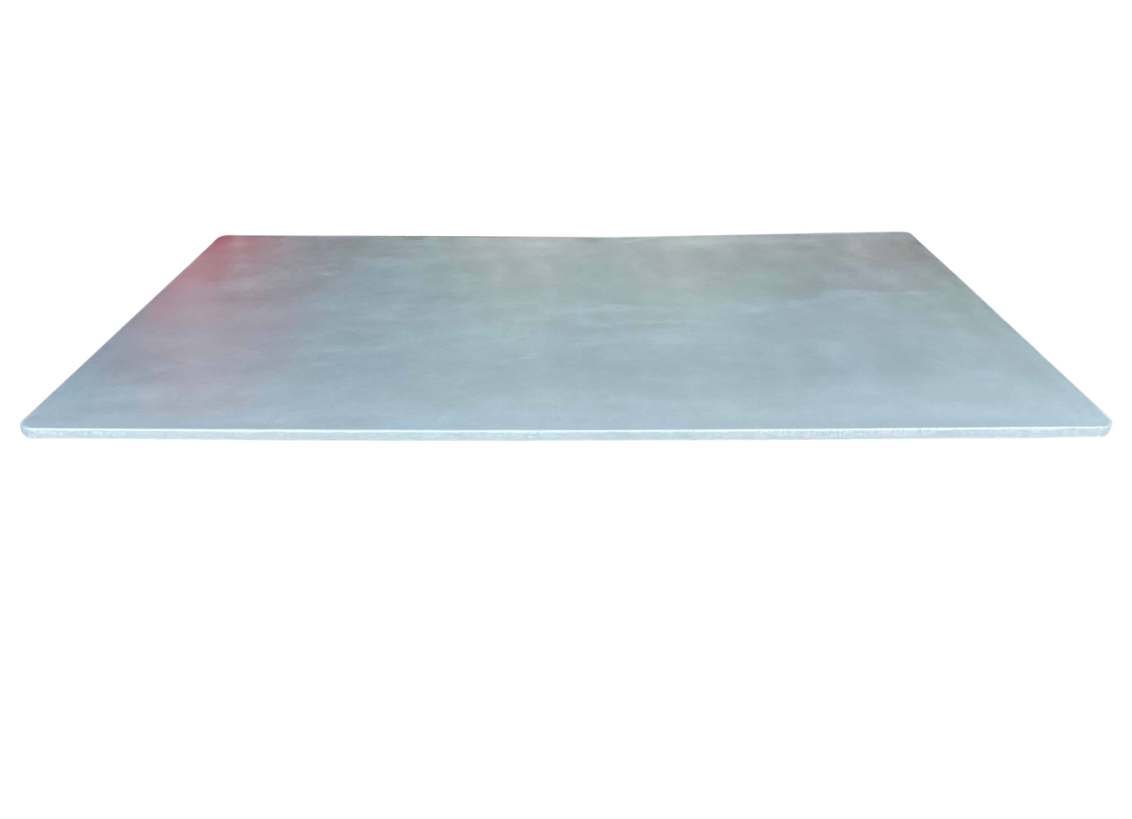 Handmade Bespoke Distressed Zinc Worktop