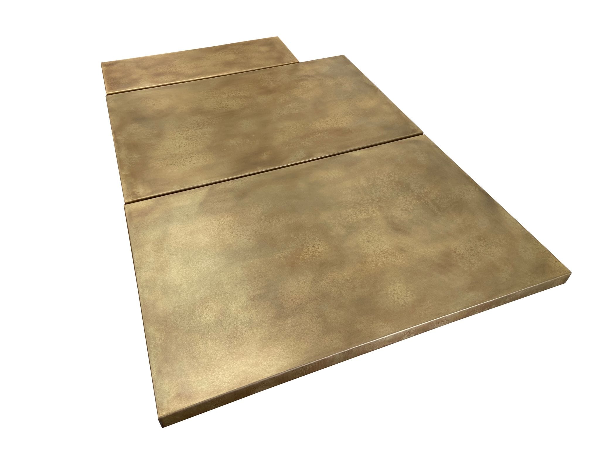 Bespoke Thick Antique Brass Kitchen Worktops - D1950