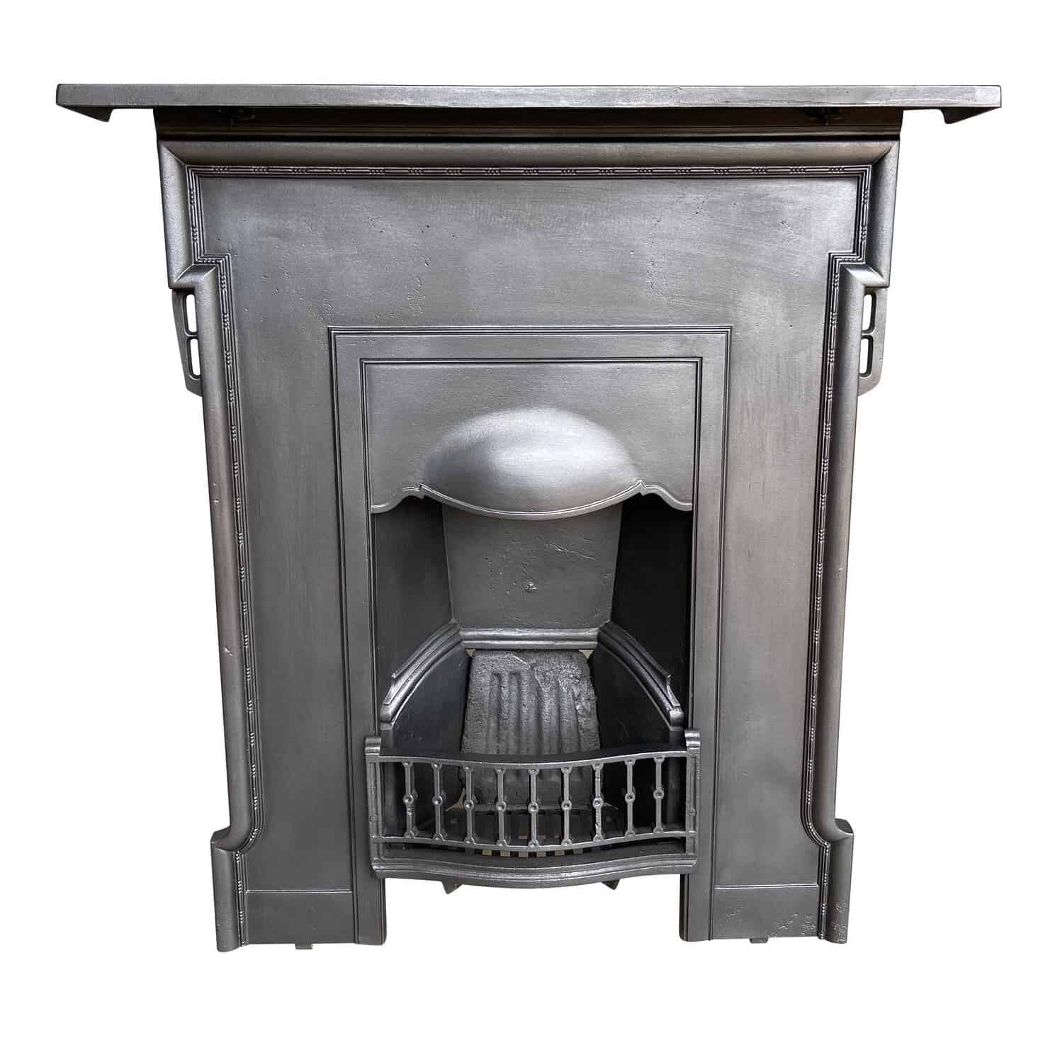 Antique Cast Iron Original Combination Fireplace