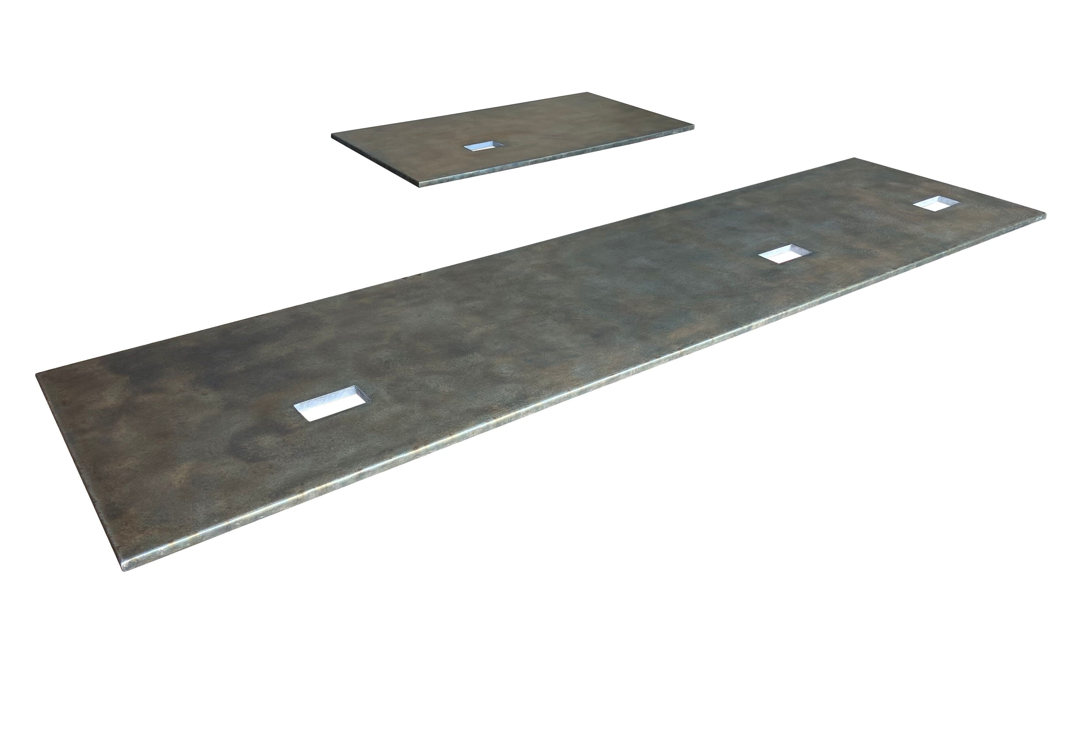 Handmade Bespoke Antique Zinc Kitchen Splashbacks - D1963