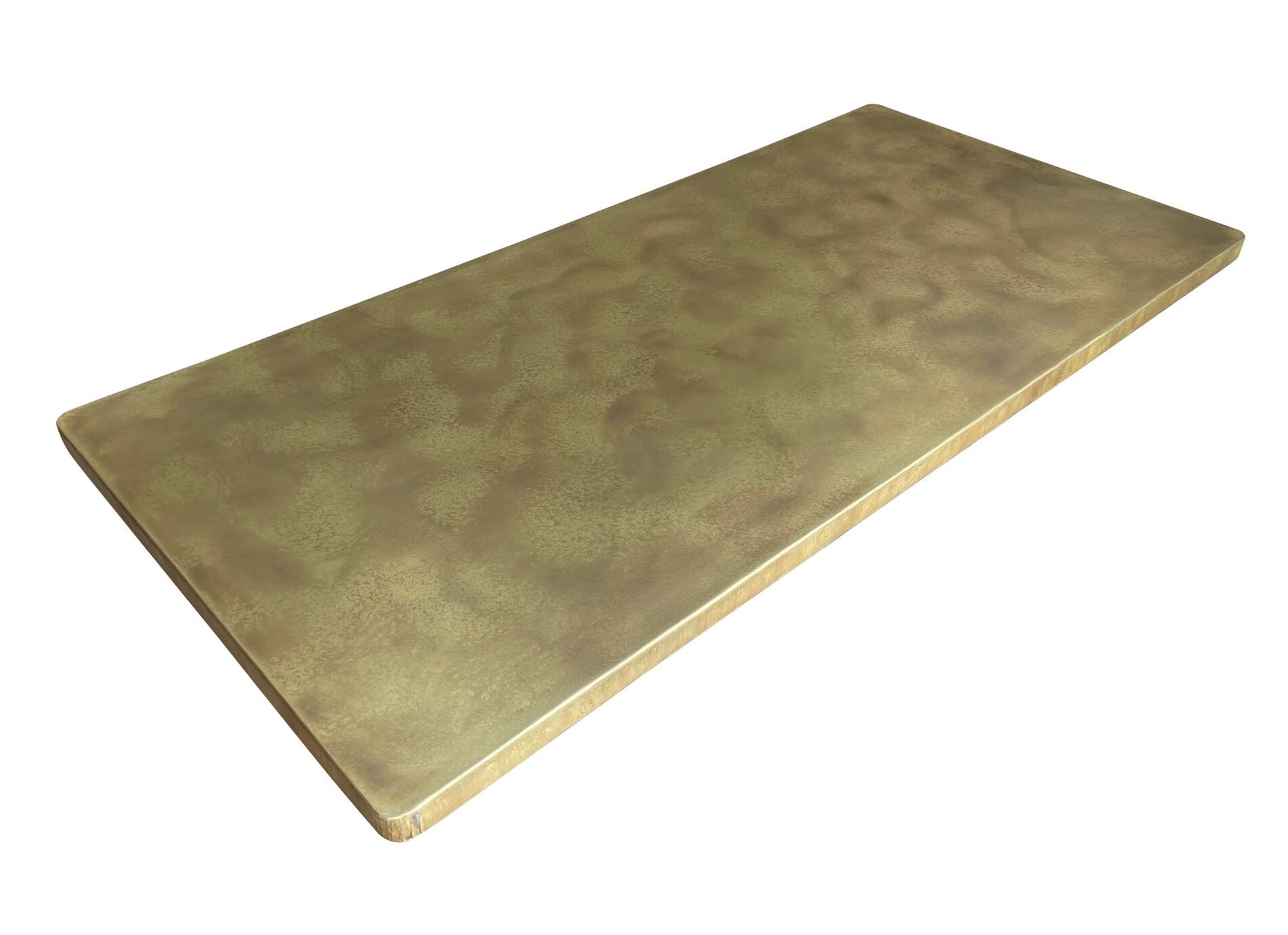 Bespoke Antique Brass Kitchen Central Island Worktop - D1964