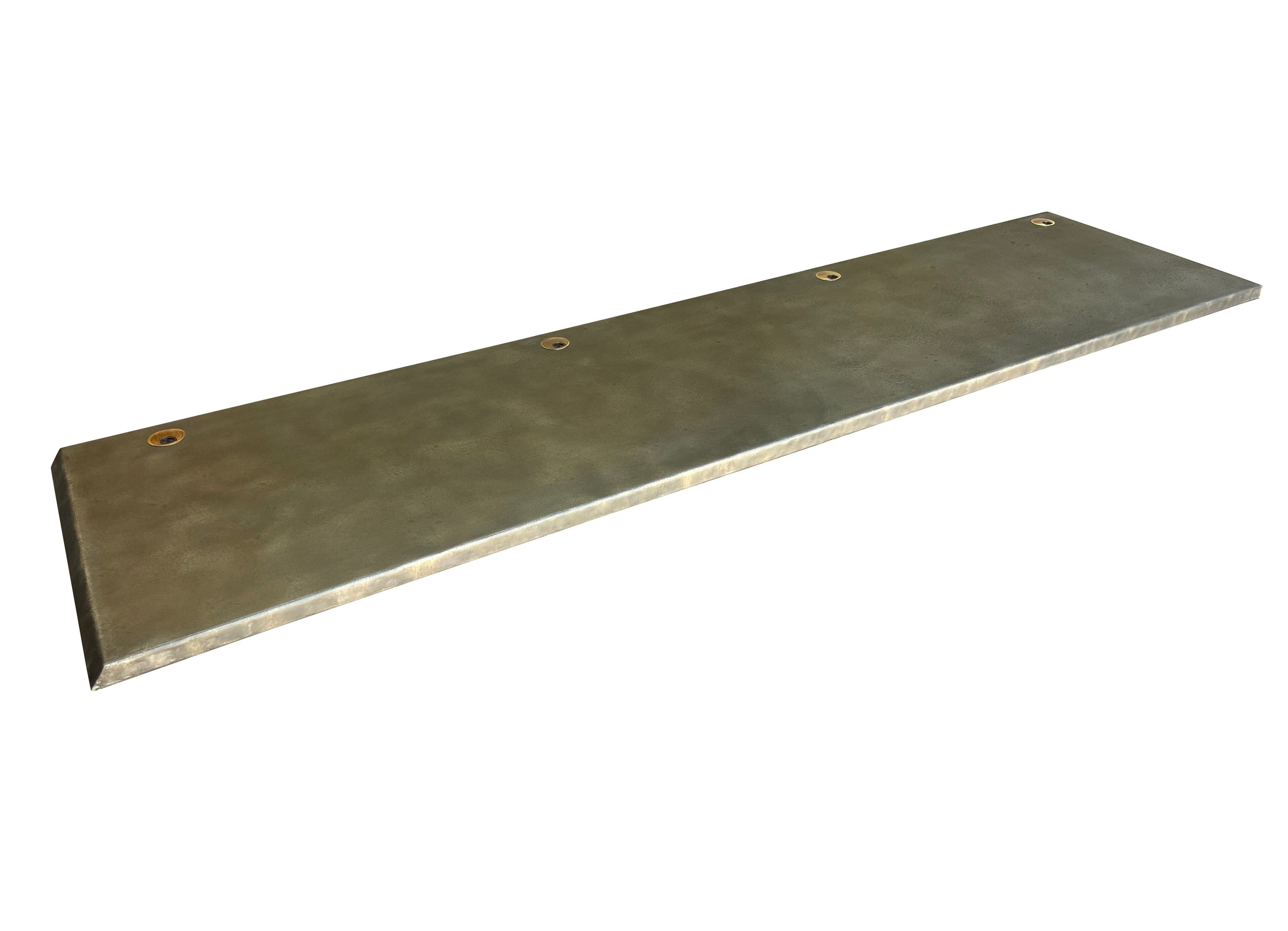 Bespoke Handmade Antique Zinc Desk Counter Top - D1969
