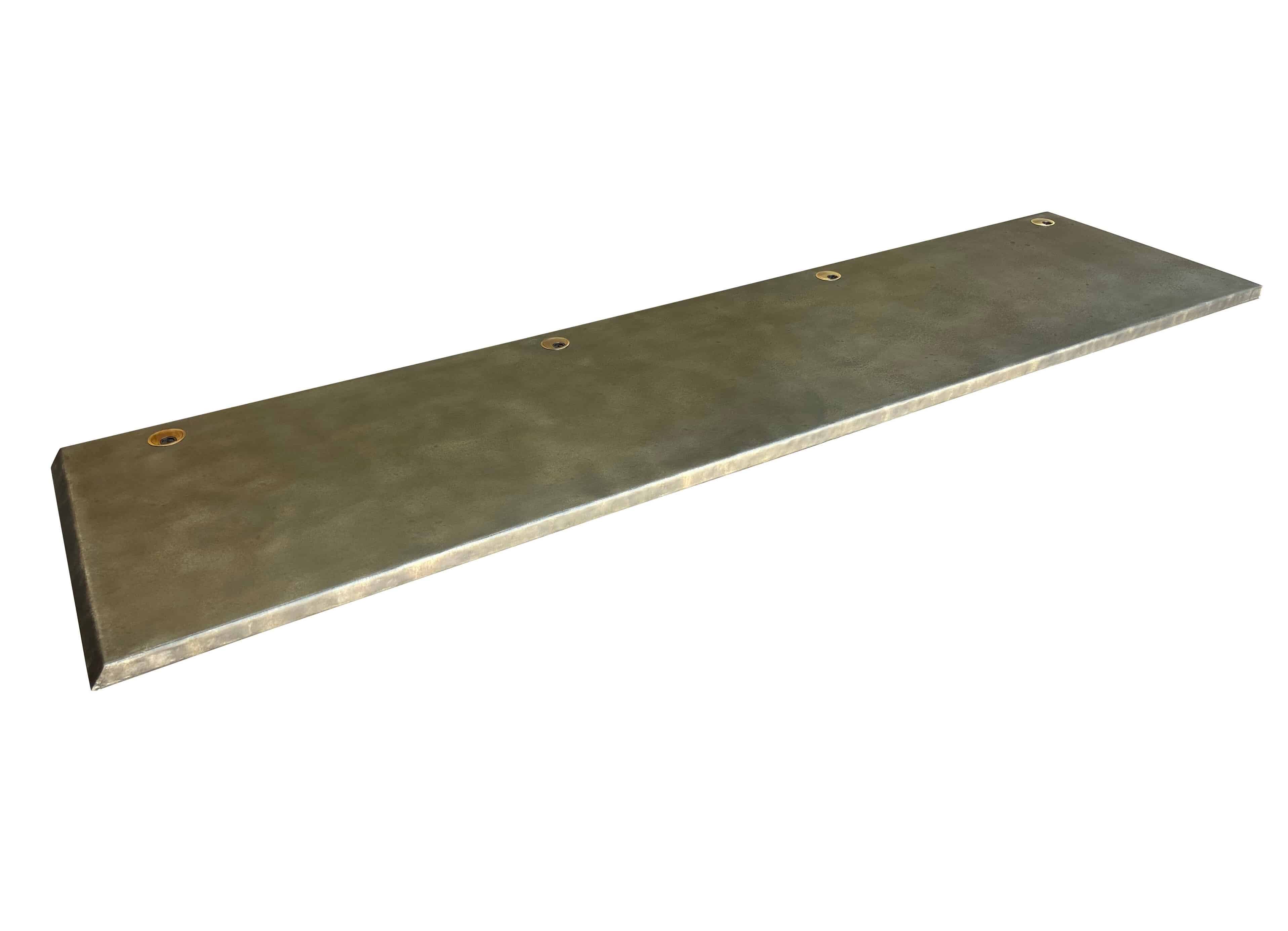 Bespoke Handmade Antique Zinc Desk Counter Top
