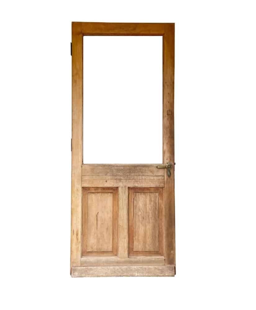 Reclaimed Pitch Pine Solid Internal Door - R