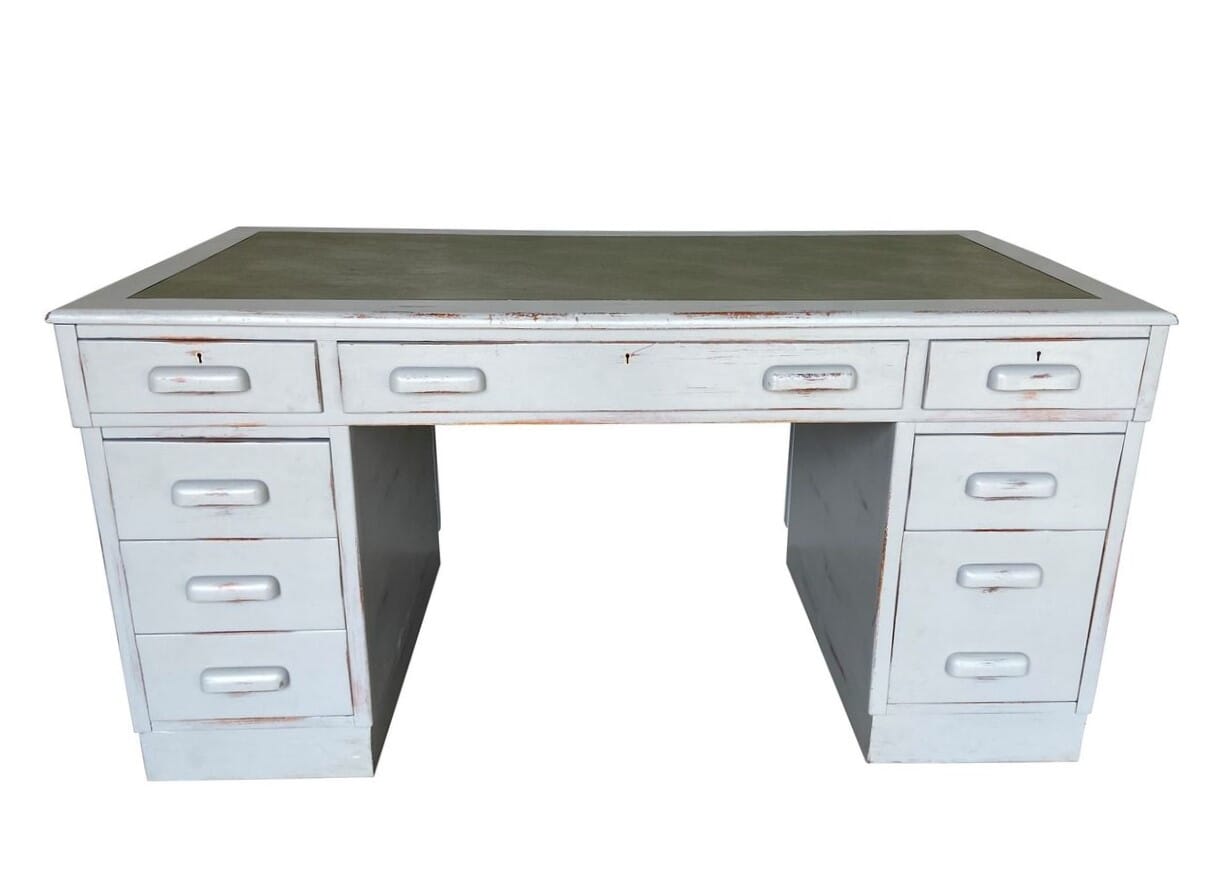 Antique Office Desk  - 9676