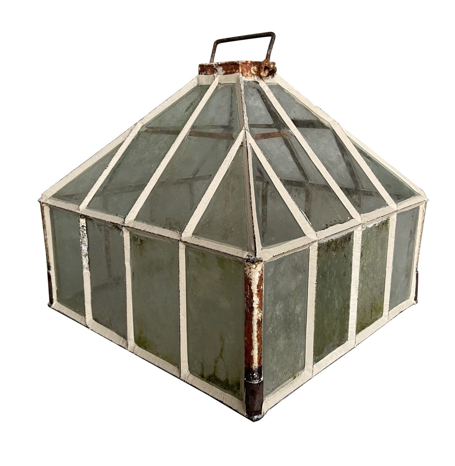 Antique Iron and Glass Garden Cloche - DC350VA