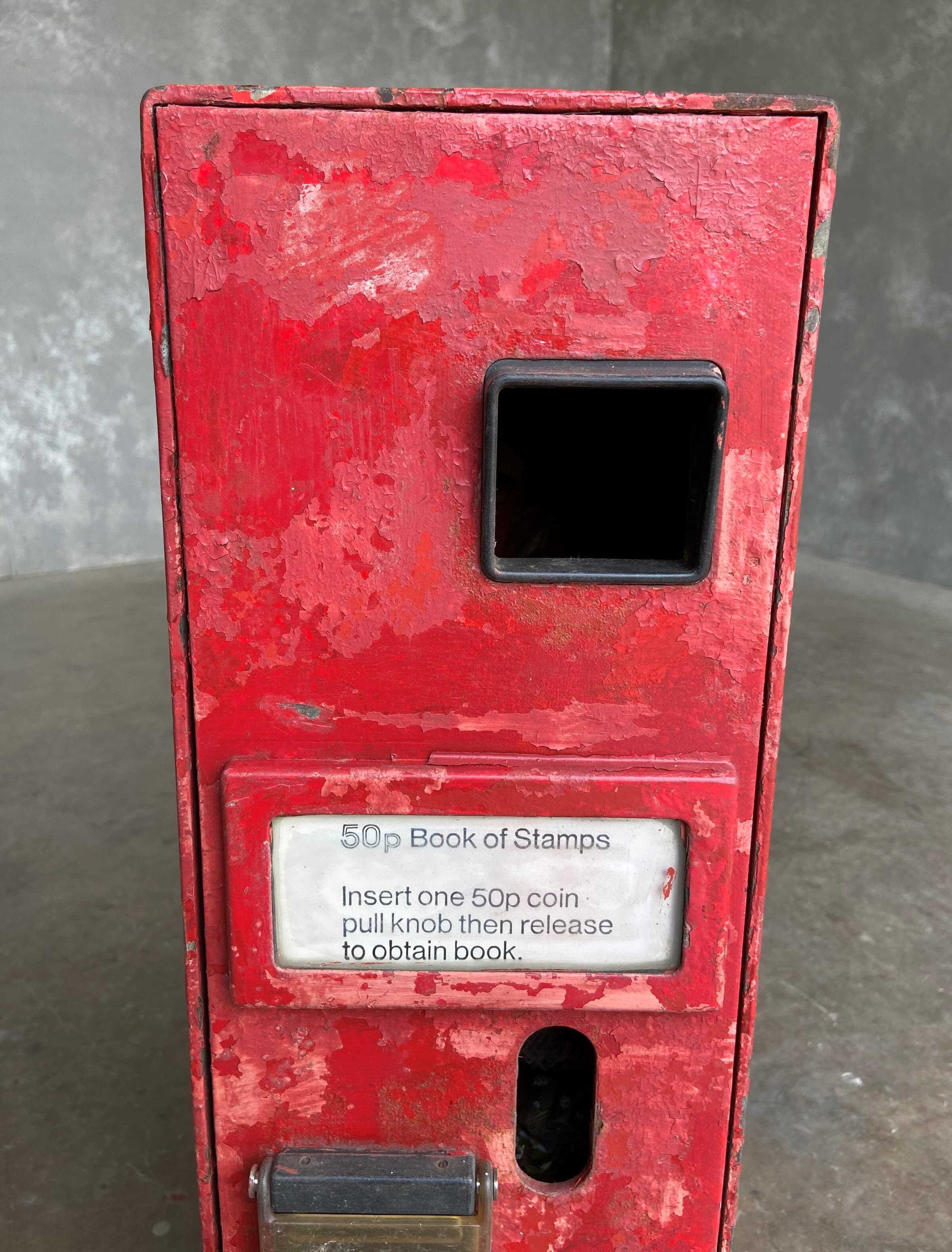 Machine Box Stamp Royal Mail Steel Postage Stamp Box