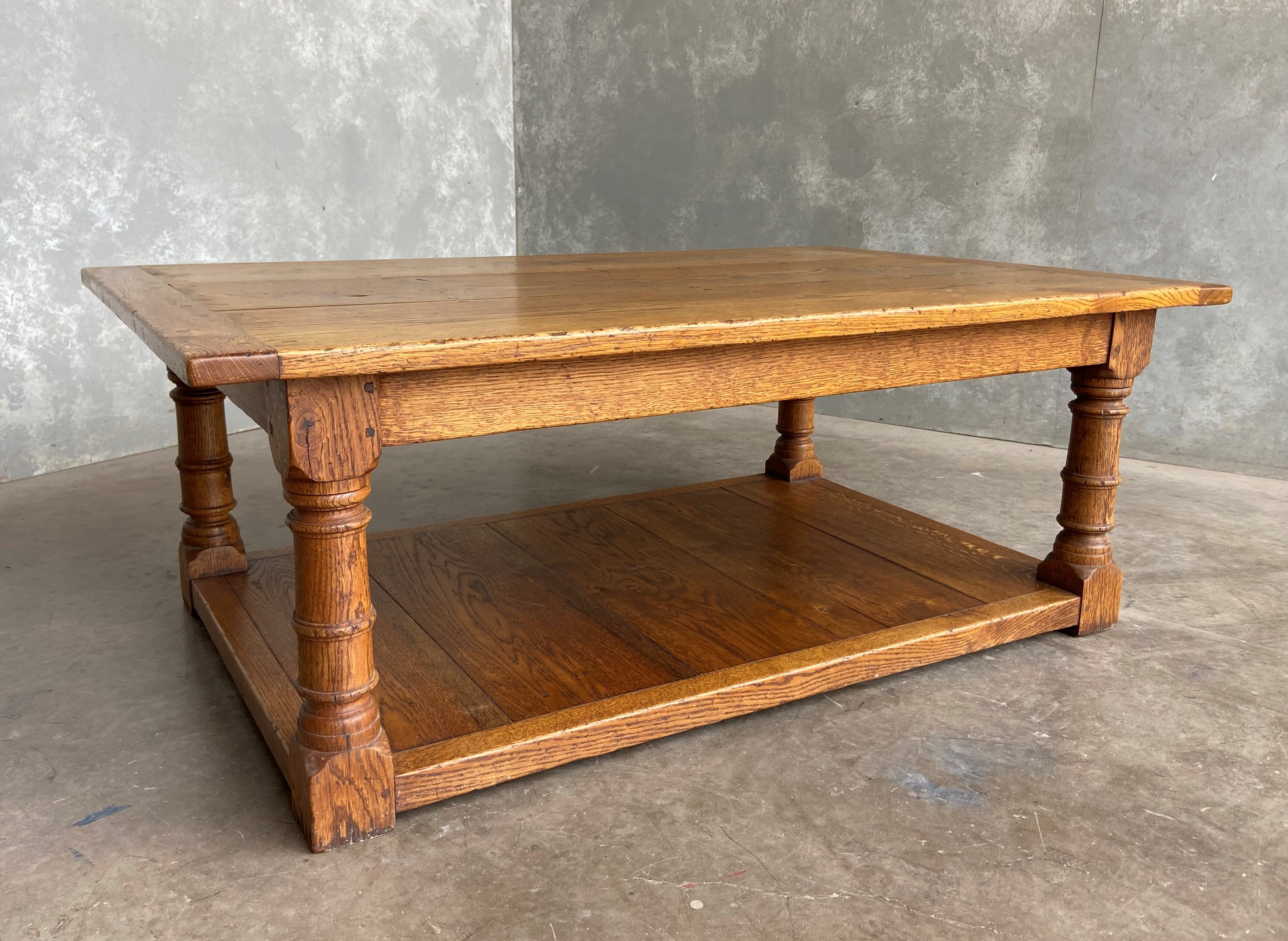 Handmade Reclaimed Large Oak Coffee Table - 9703