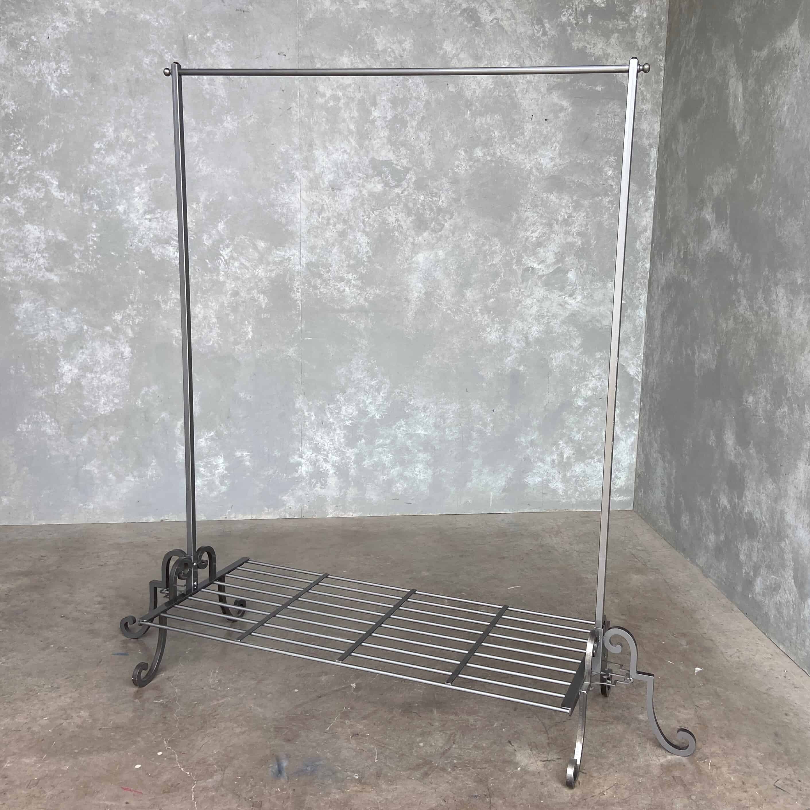 Jim Lawrence Free Standing Clothes Rail With Shelf