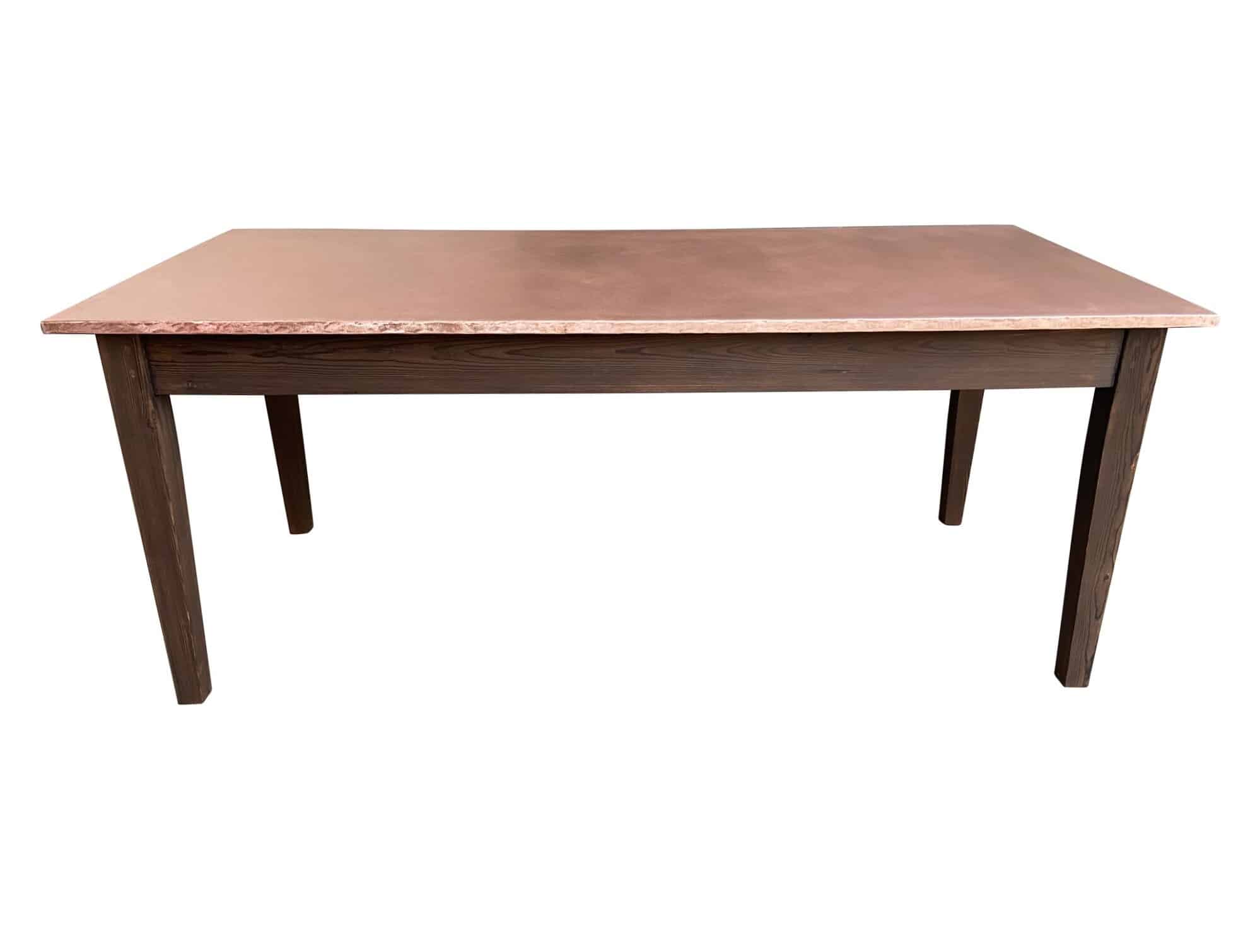 Scorched Copper Kitchen Table