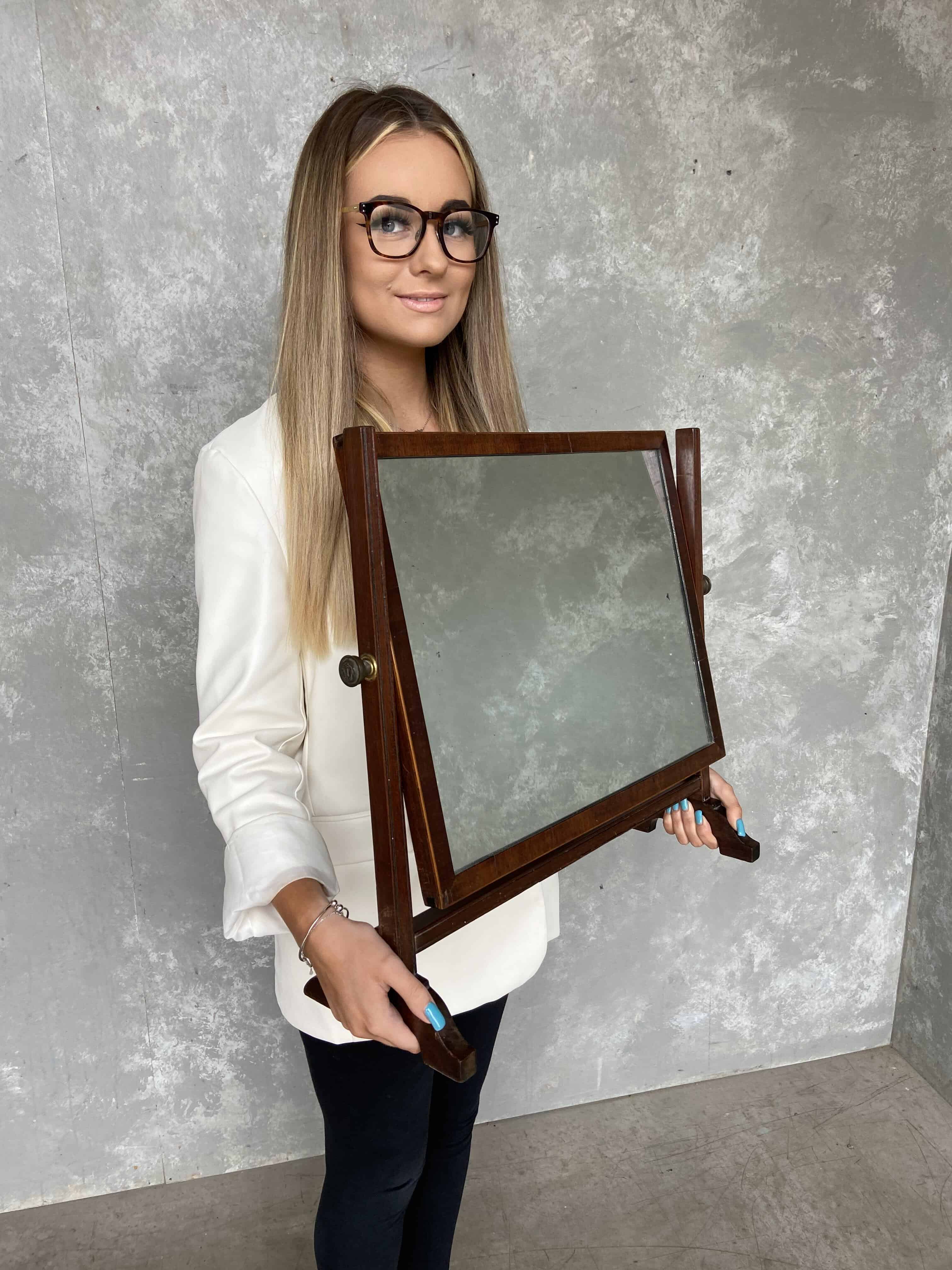 Antique Victorian Dressing Table Mirror