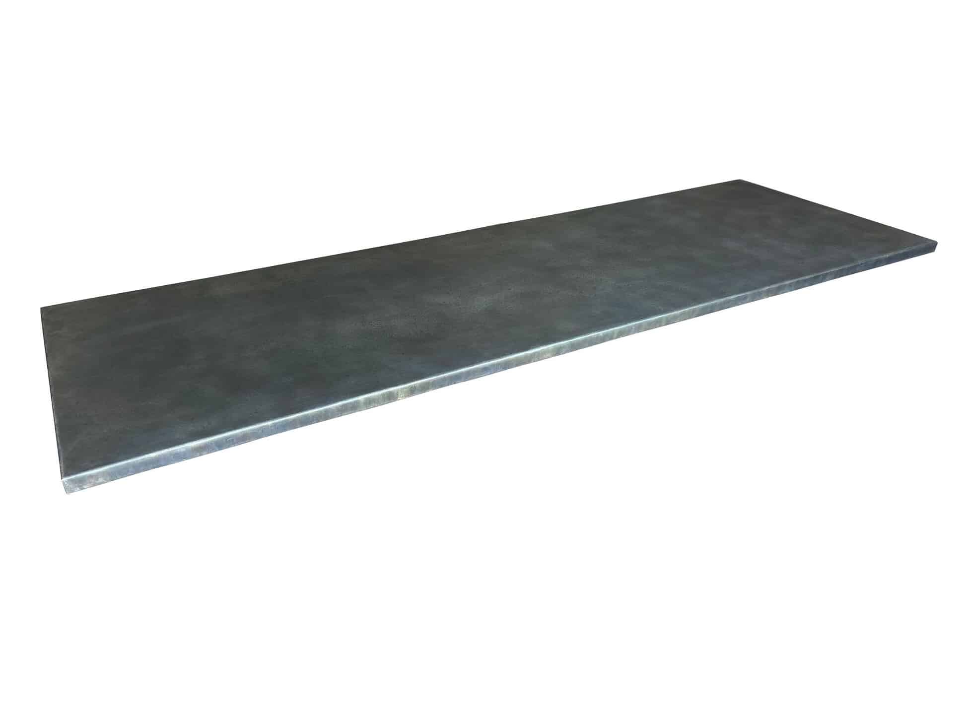 Bespoke Handmade Antique Zinc Worktop