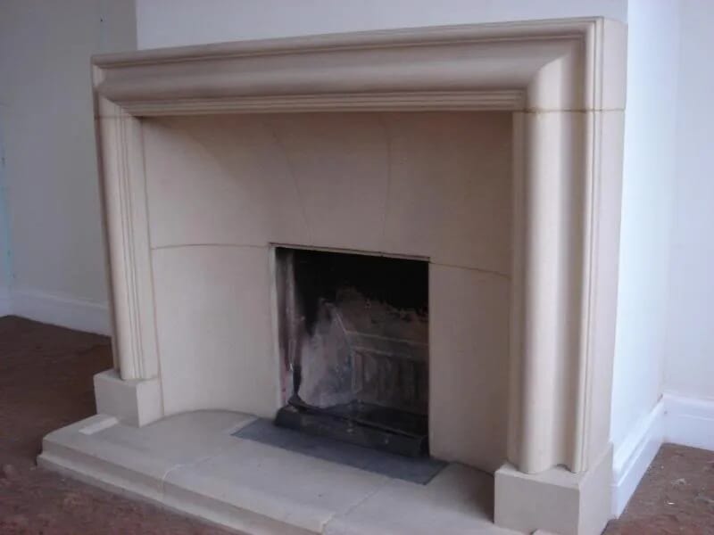 Reclaimed Antique Minster Fireplace with Hearth - 4124
