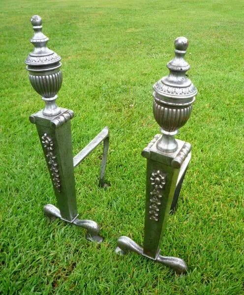 Pair of Antique Regency Fire Dogs - 4121