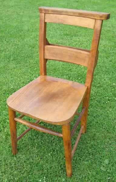 Antique Victorian Second Hand Church Chairs