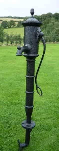 Antique salvaged Cast Iron Fountain Water Pump