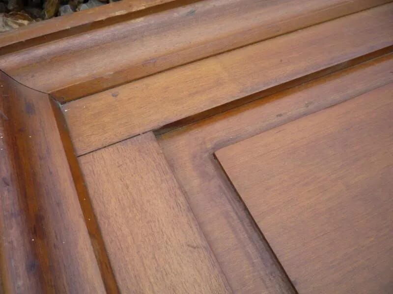 Antique Solid Mahogany salvaged panelling for walls - 4191
