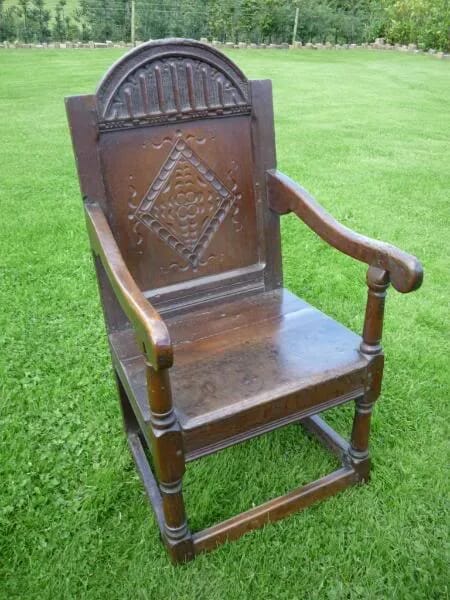 17th century Oak wainscot chair - 4168