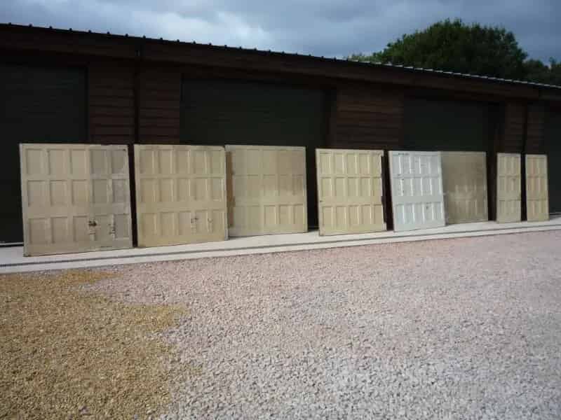 Antique reclaimed pine wall panelling
