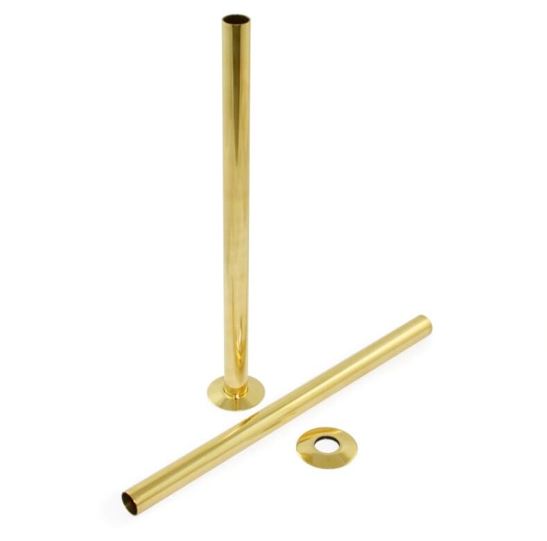 300mm Long Unlacquered Brass Pipe Sleeving Kit - SKLPW