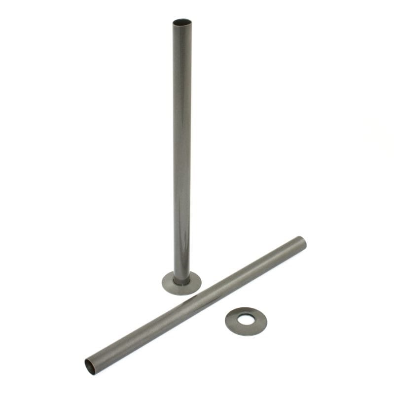 300mm Long Metallic Grey Pipe Sleeving Kit - SKLMG