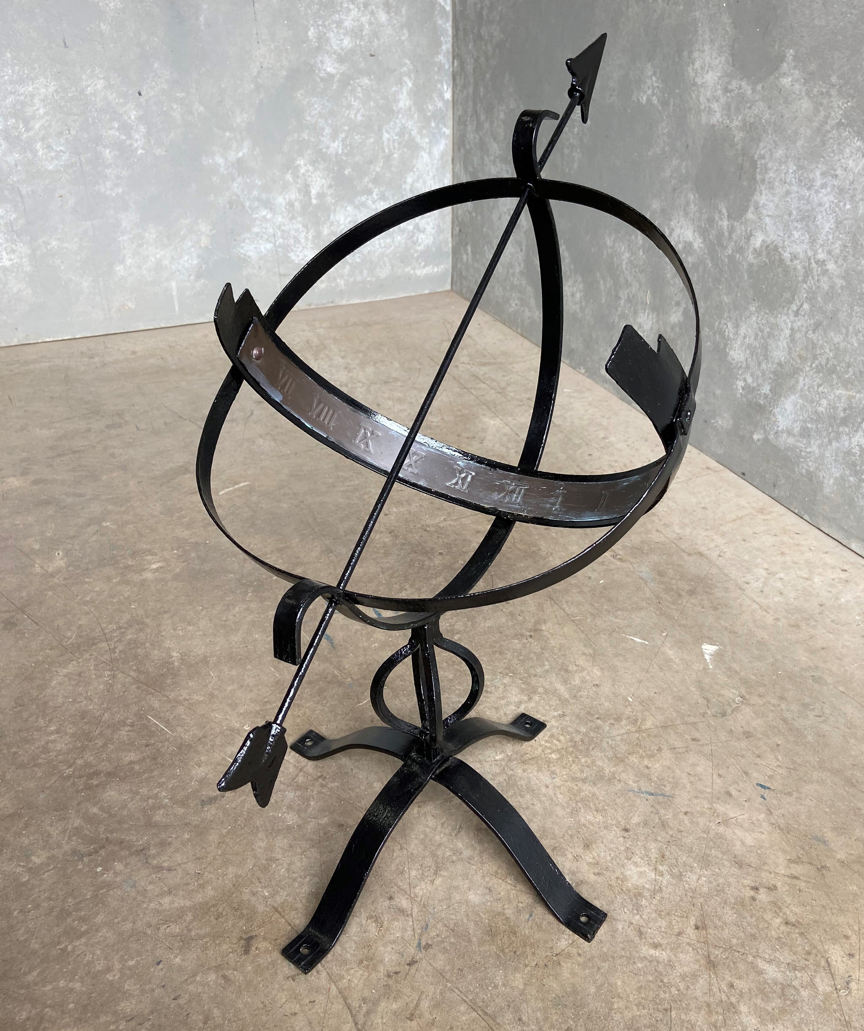 Garden Metal Armillary Sundial - 9684