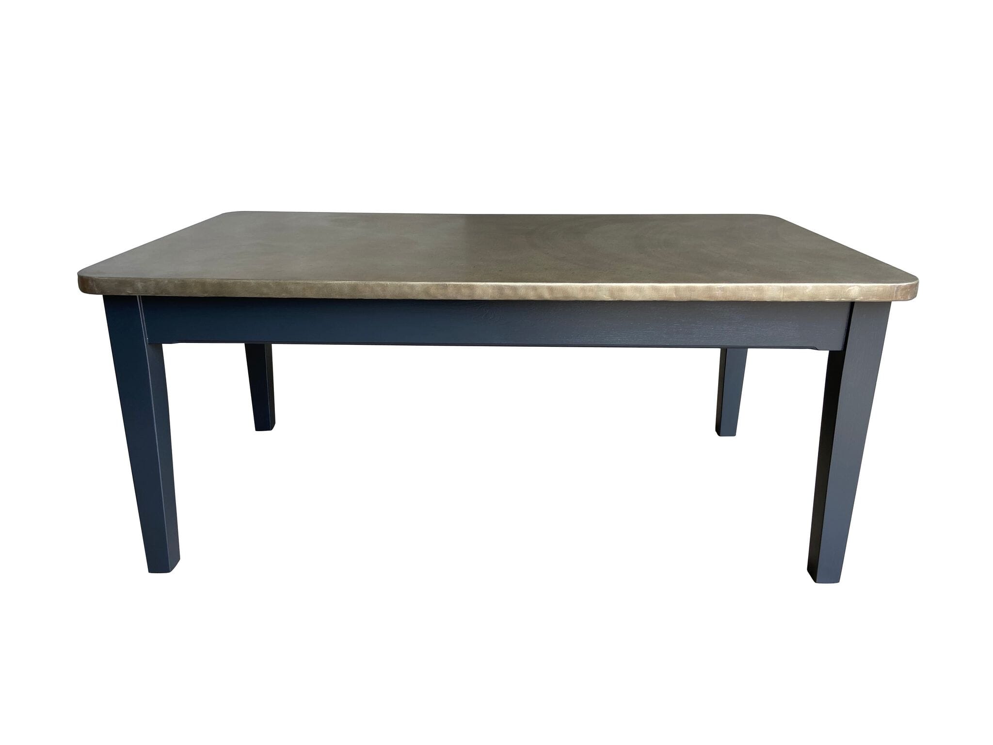 Handmade Antique Zinc Top Kitchen / Dining Table - D2021