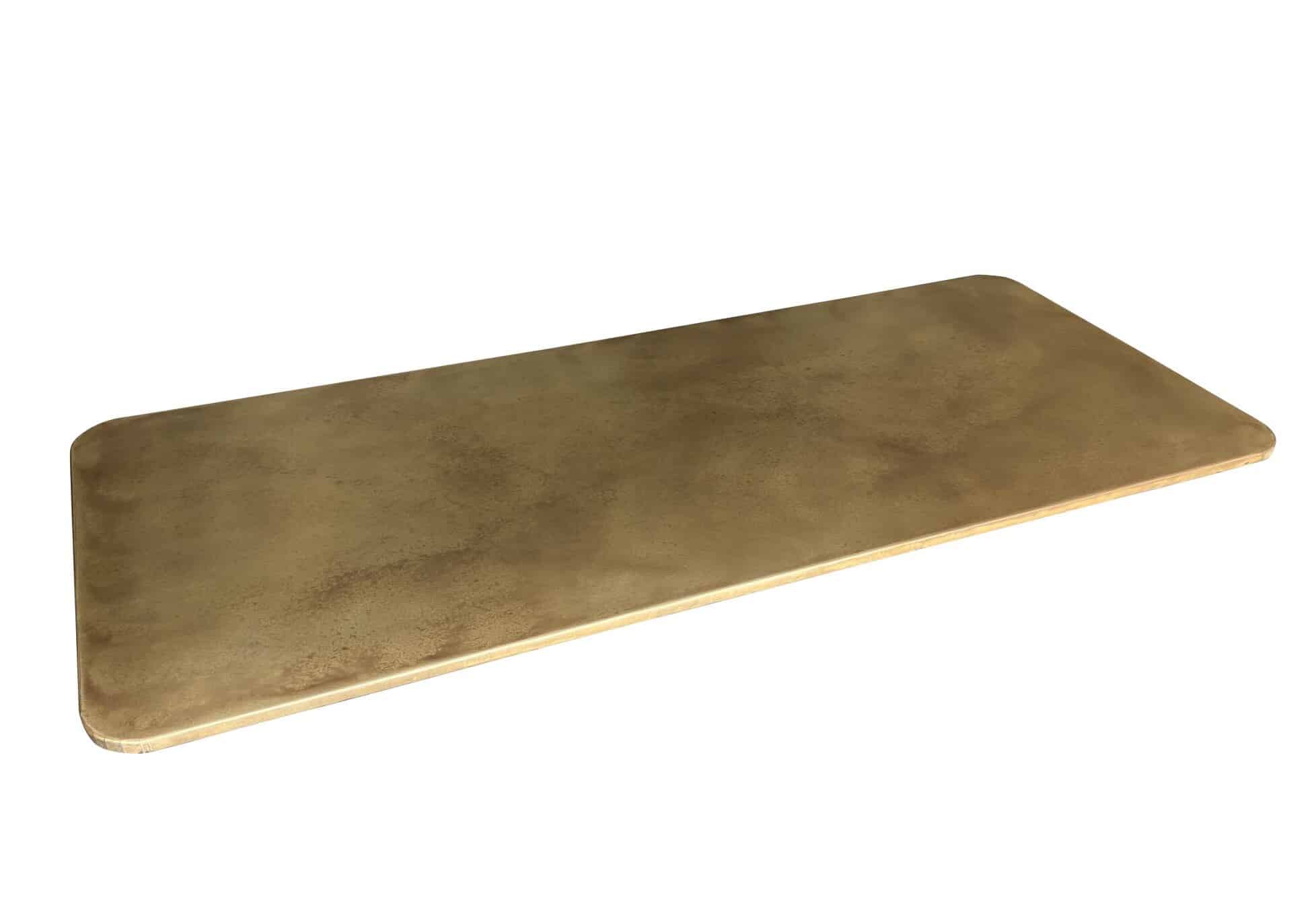 Bespoke Antique Brass Kitchen Worktop / Countertop