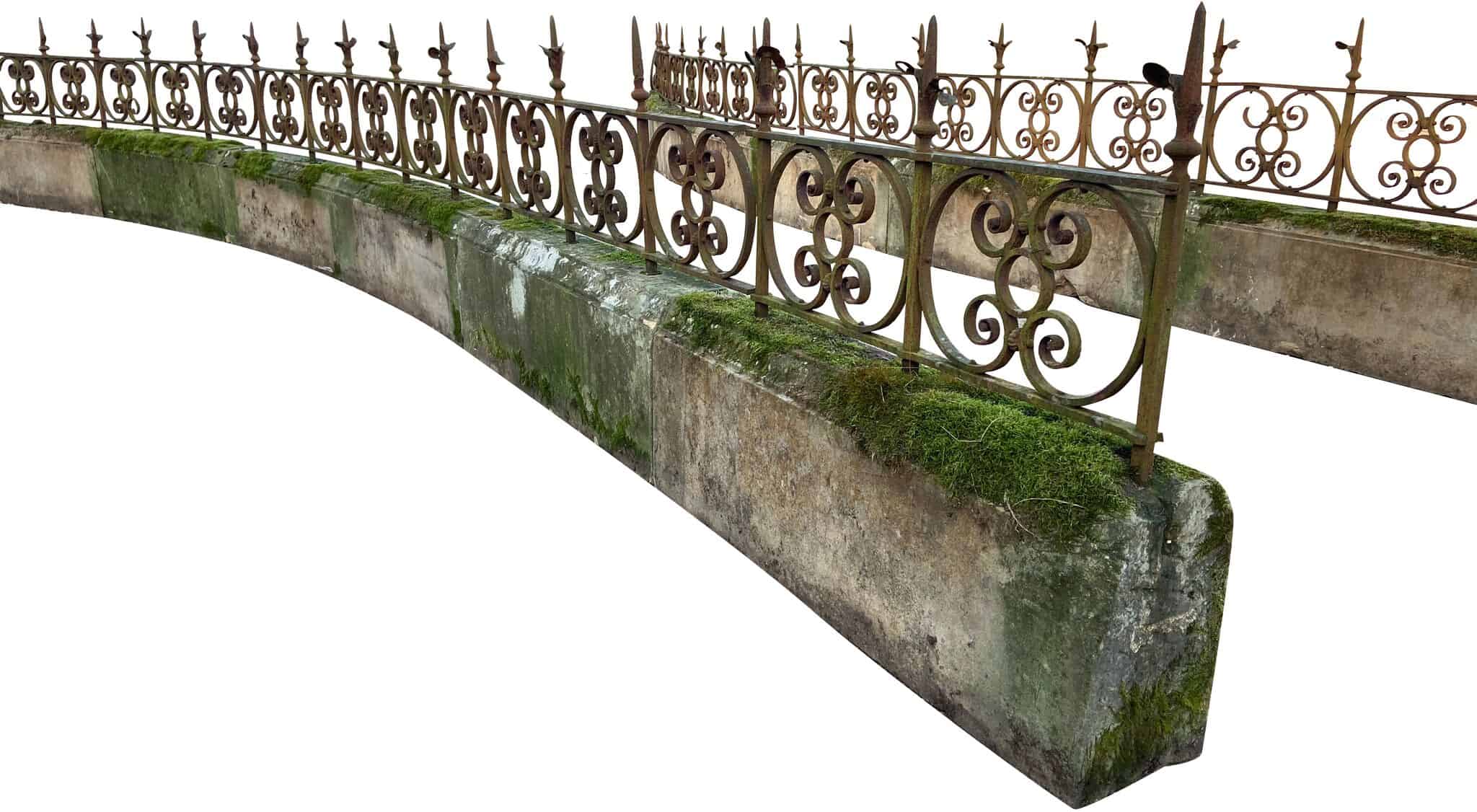Magnificent Antique Stone & Iron Entrance Way (1 of 2)