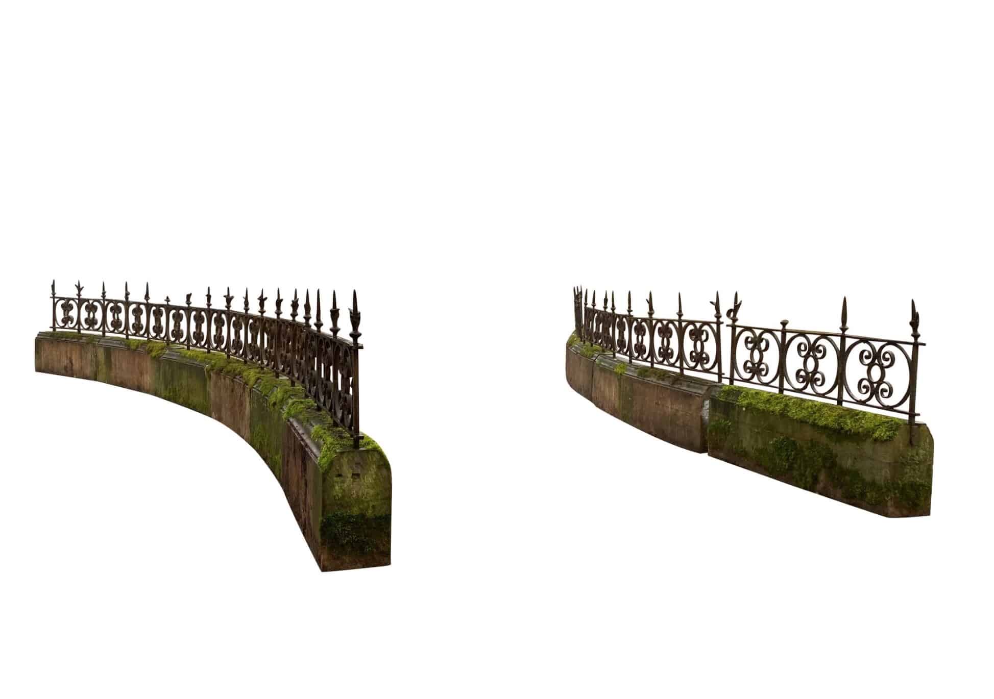Antique Magnificent Stone & Iron Entrance Way (2 of 2)