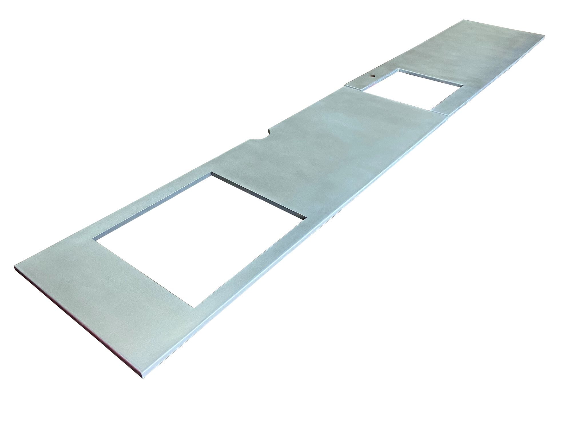 Bespoke Matt Zinc Slimline Kitchen Worktops - D2053