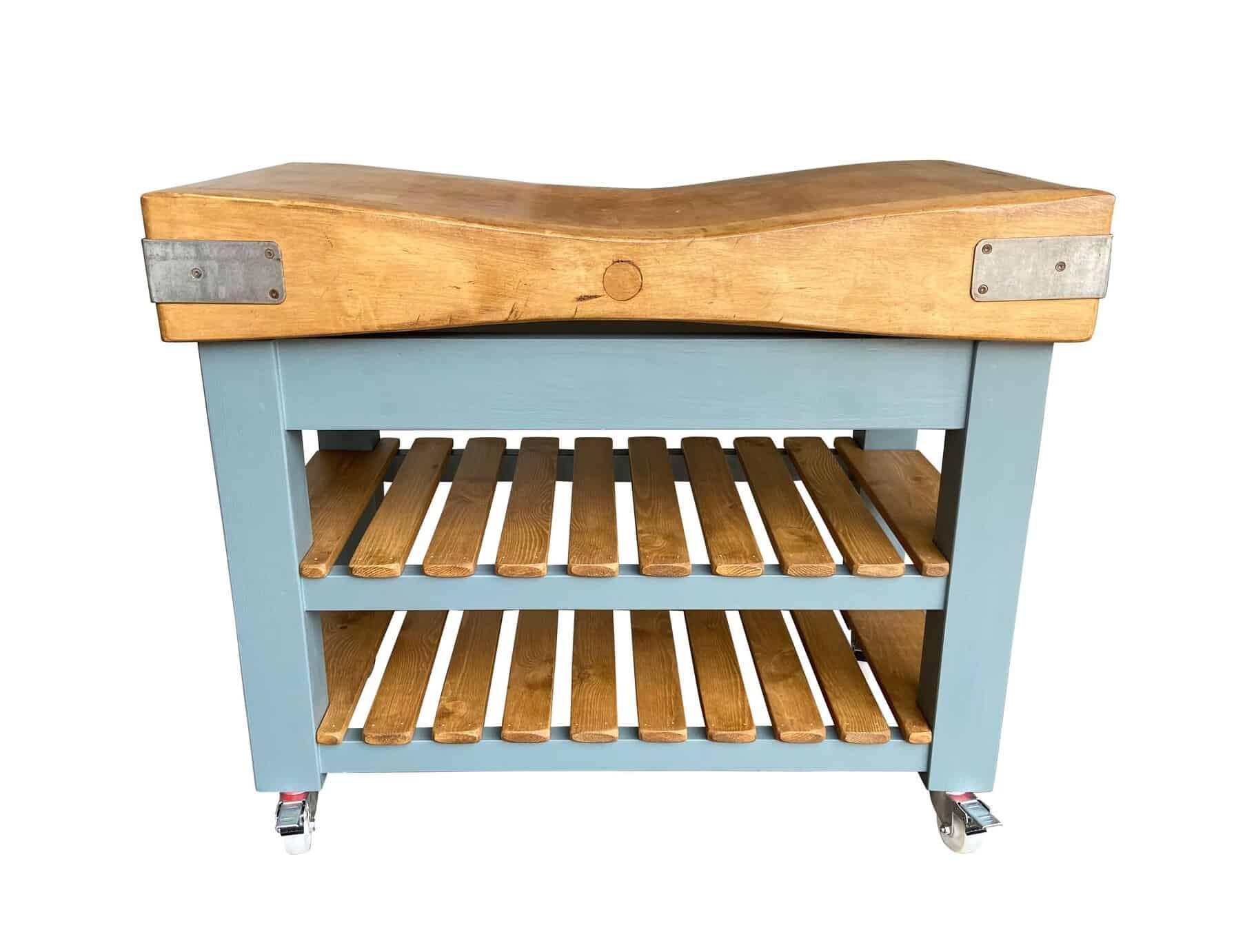 Original Maple Chopping Butchers Block on Bespoke Base