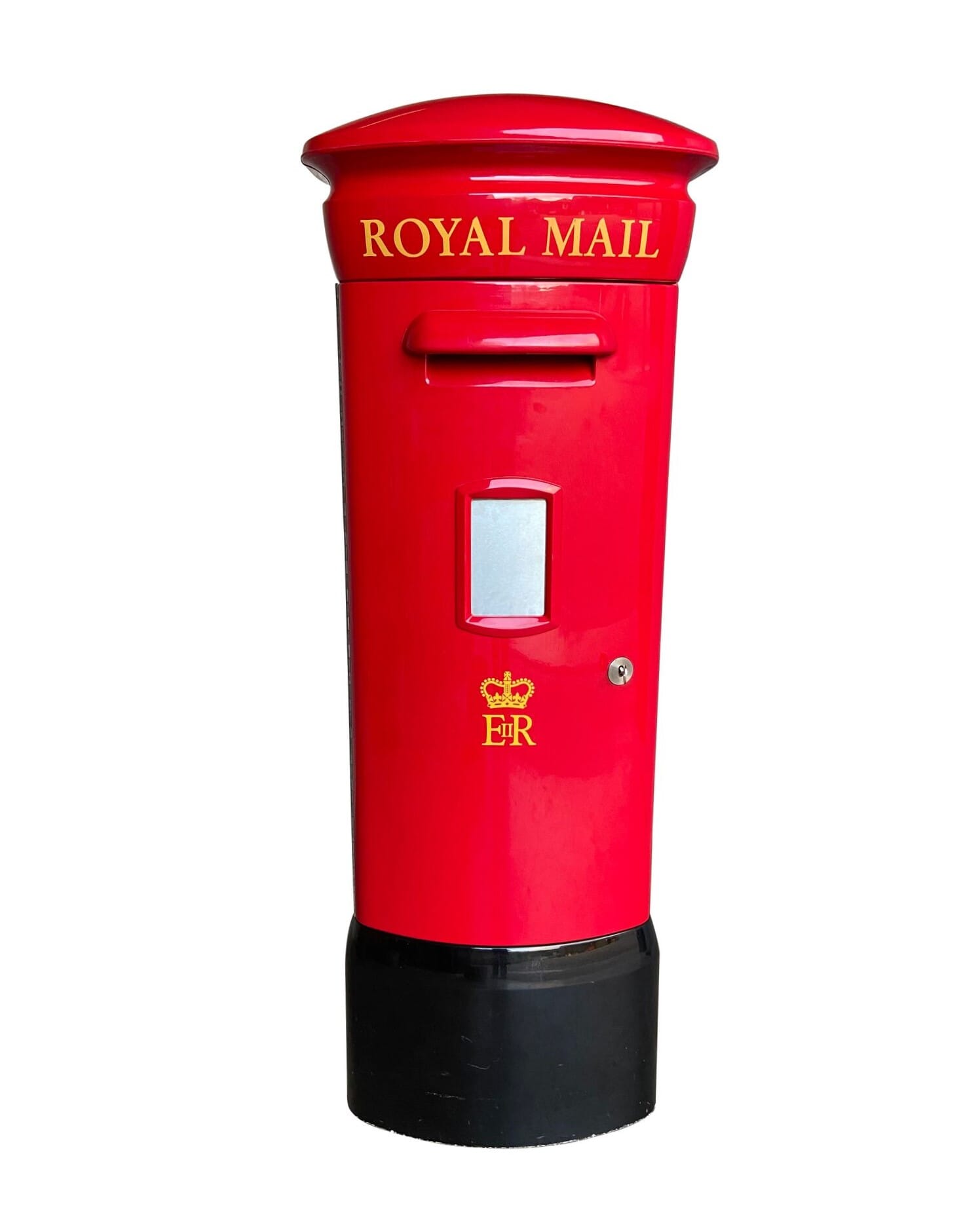 Red Royal Mail Fibre Glass 'ER II' Original Pillar Box - 9791