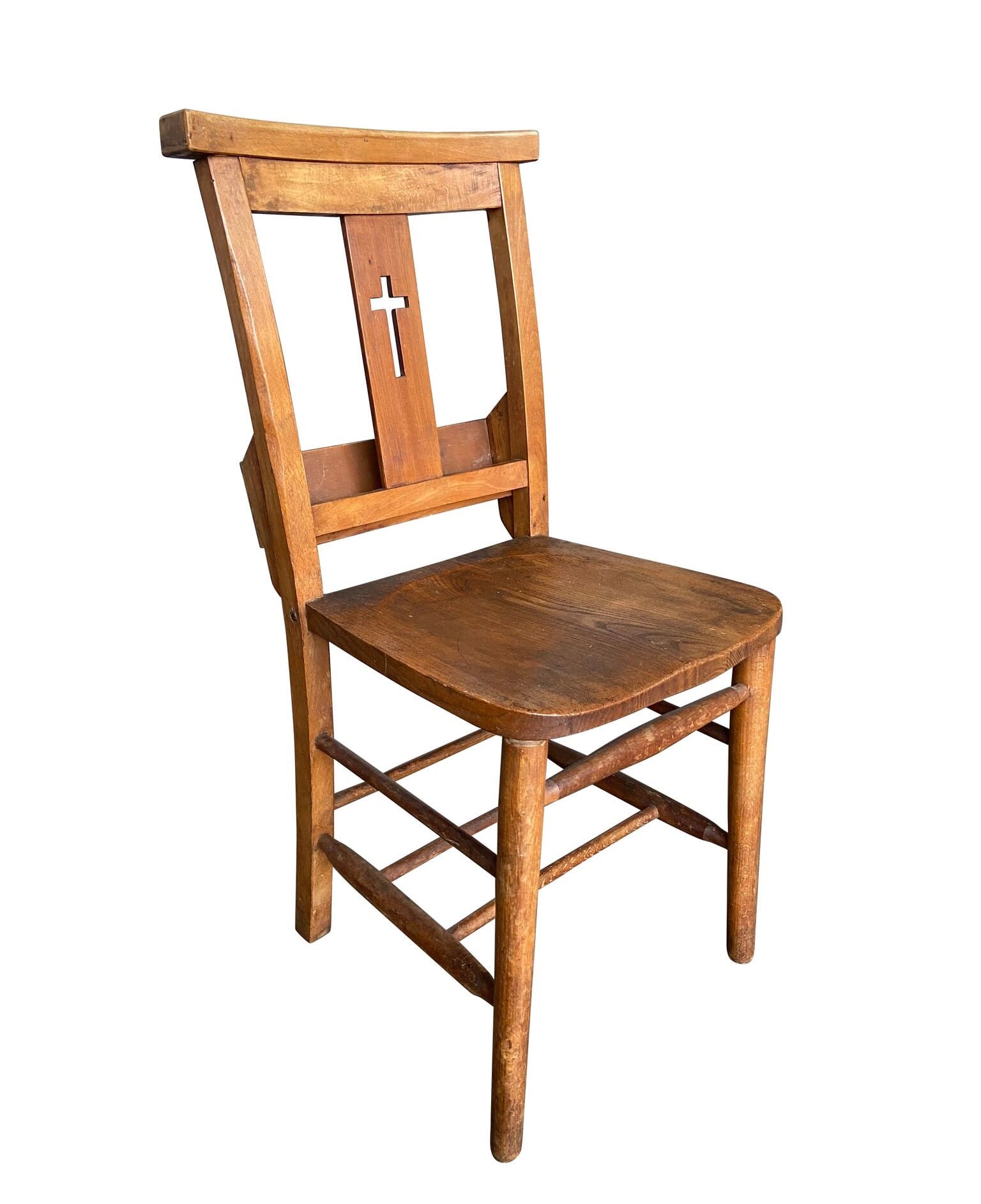 Antique Reclaimed Original Church / Chapel Chairs - 9797