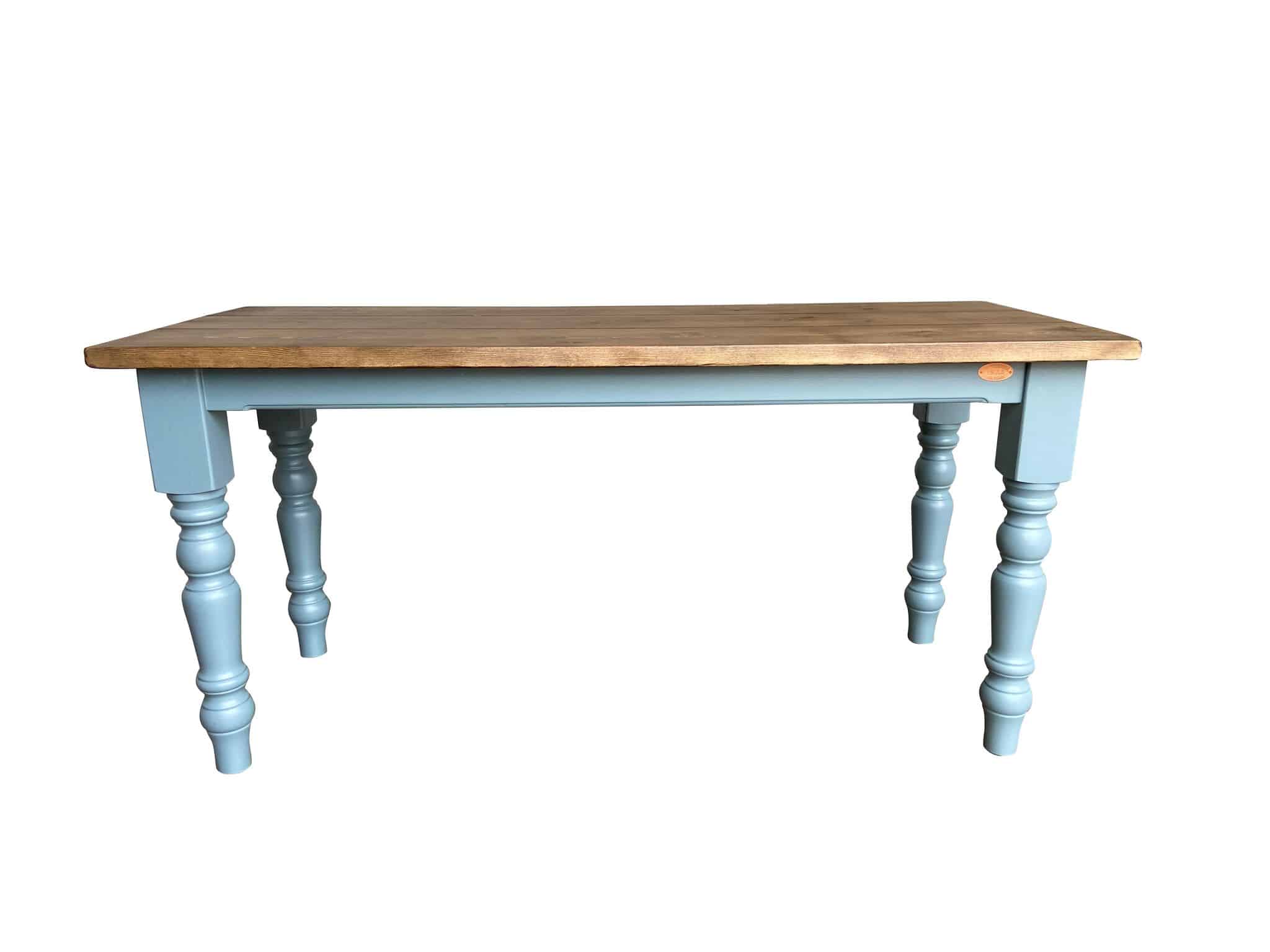 Bespoke Plank Top Farmhouse Style Kitchen Table