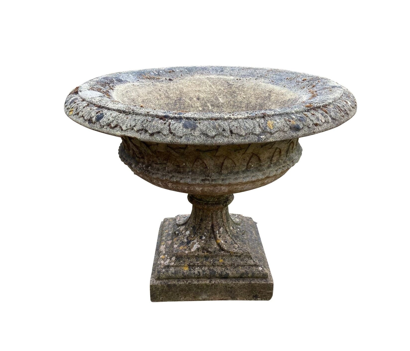 Large Unique Reconstituted Stone Garden Planter / Pot - 9833