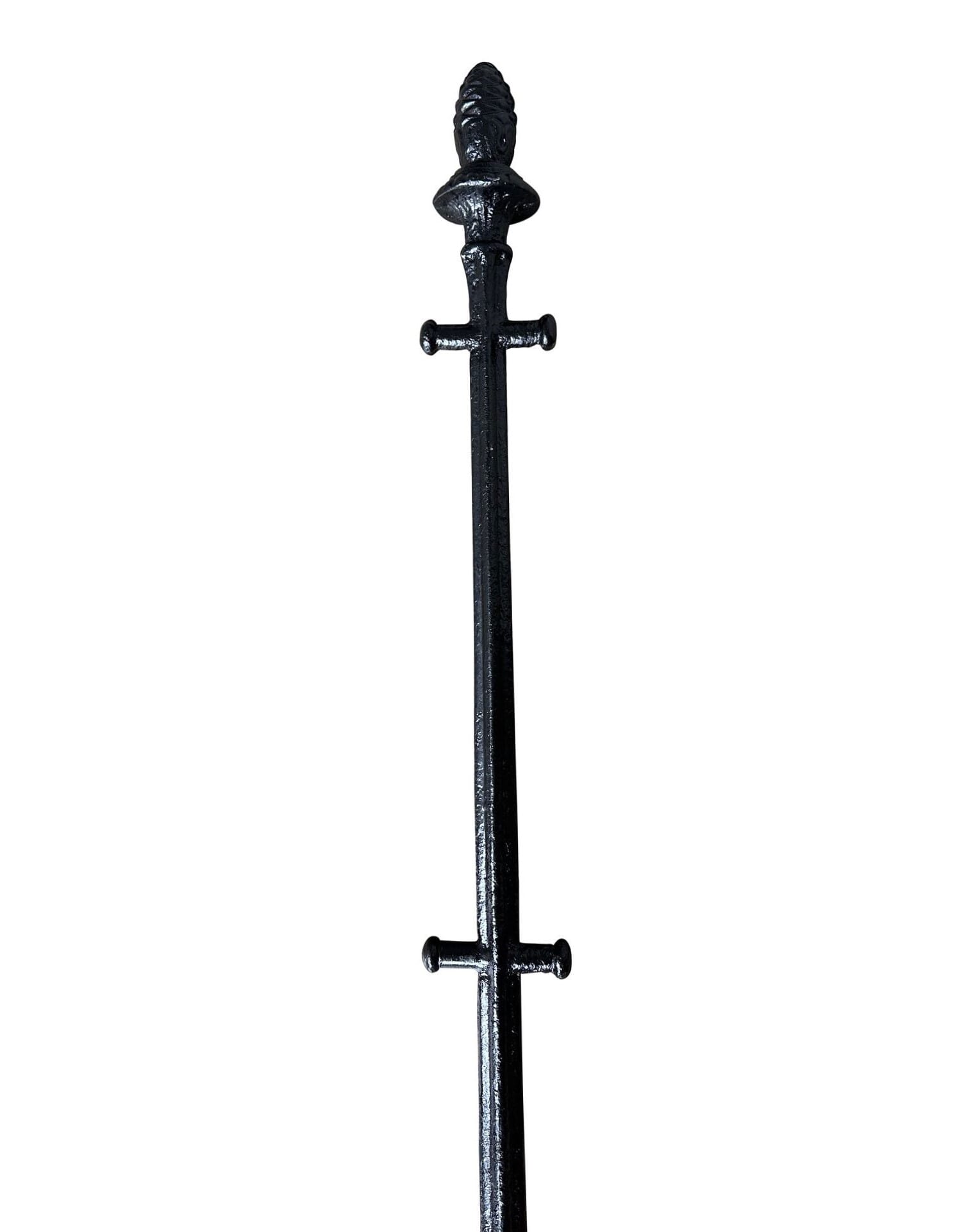 Salvaged Cast Iron Victorian Garden Washing Line Pole - 9794B