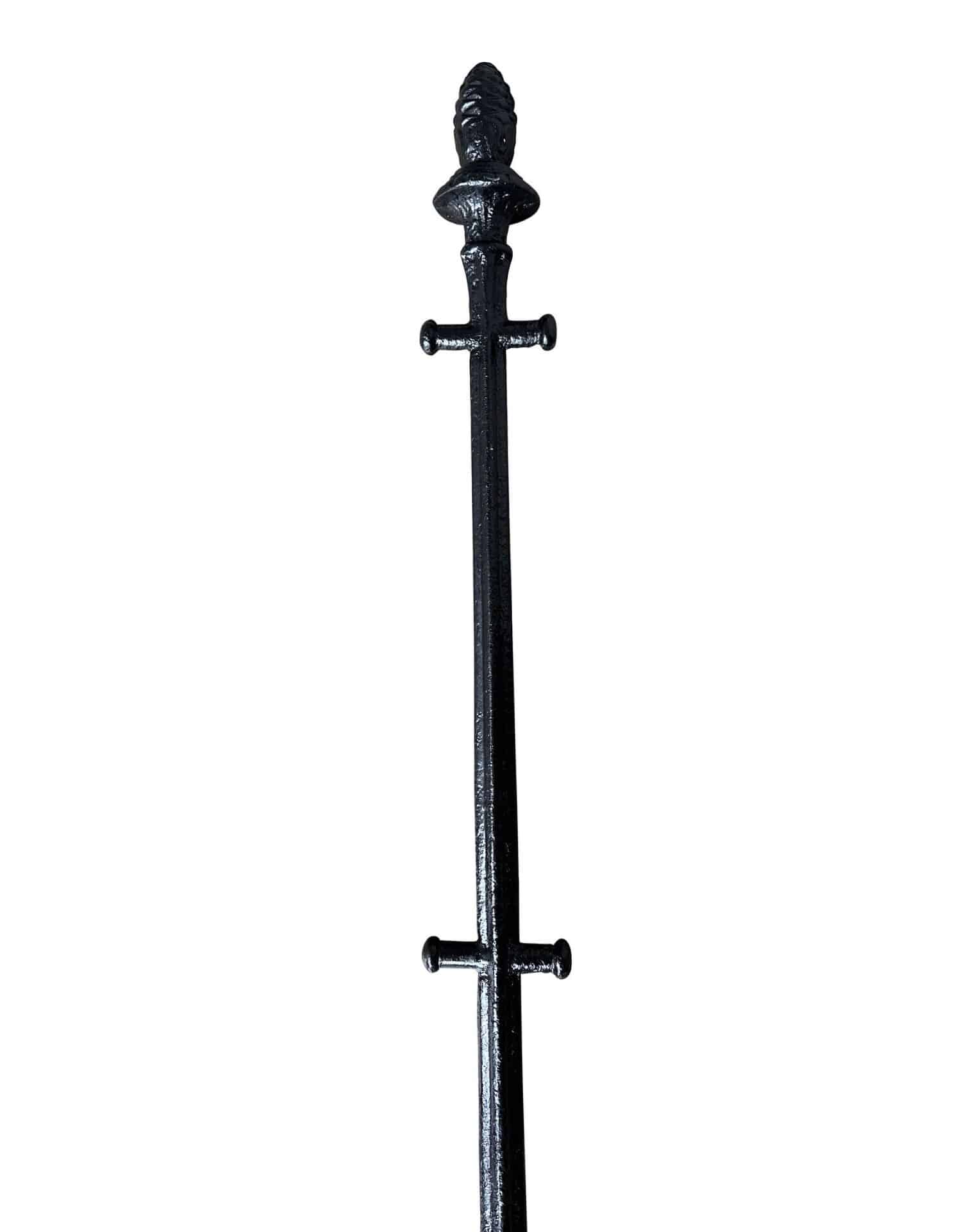 Salvaged Cast Iron Victorian Garden Washing Line Pole