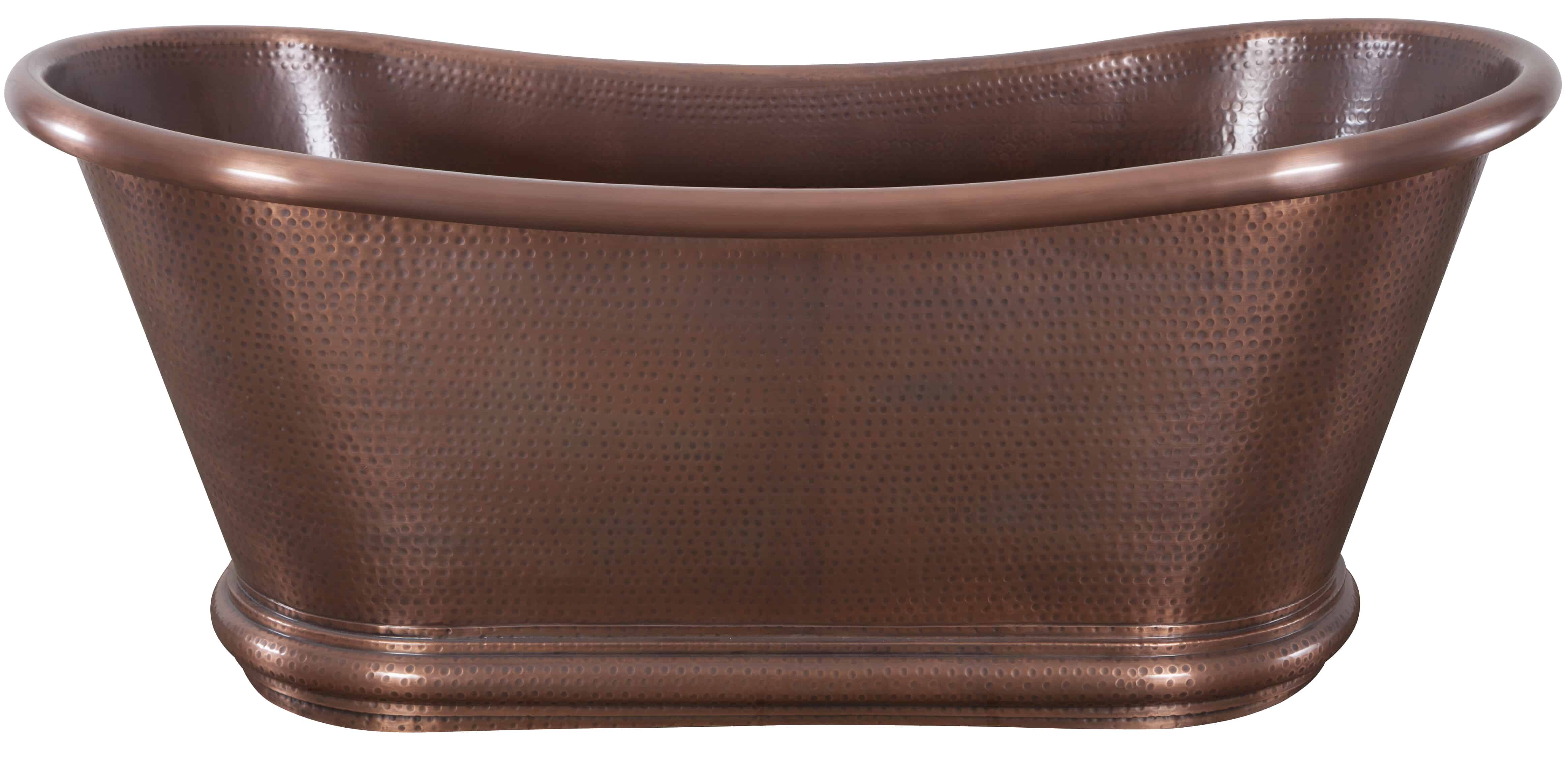 Hammered Copper Bulle Bath