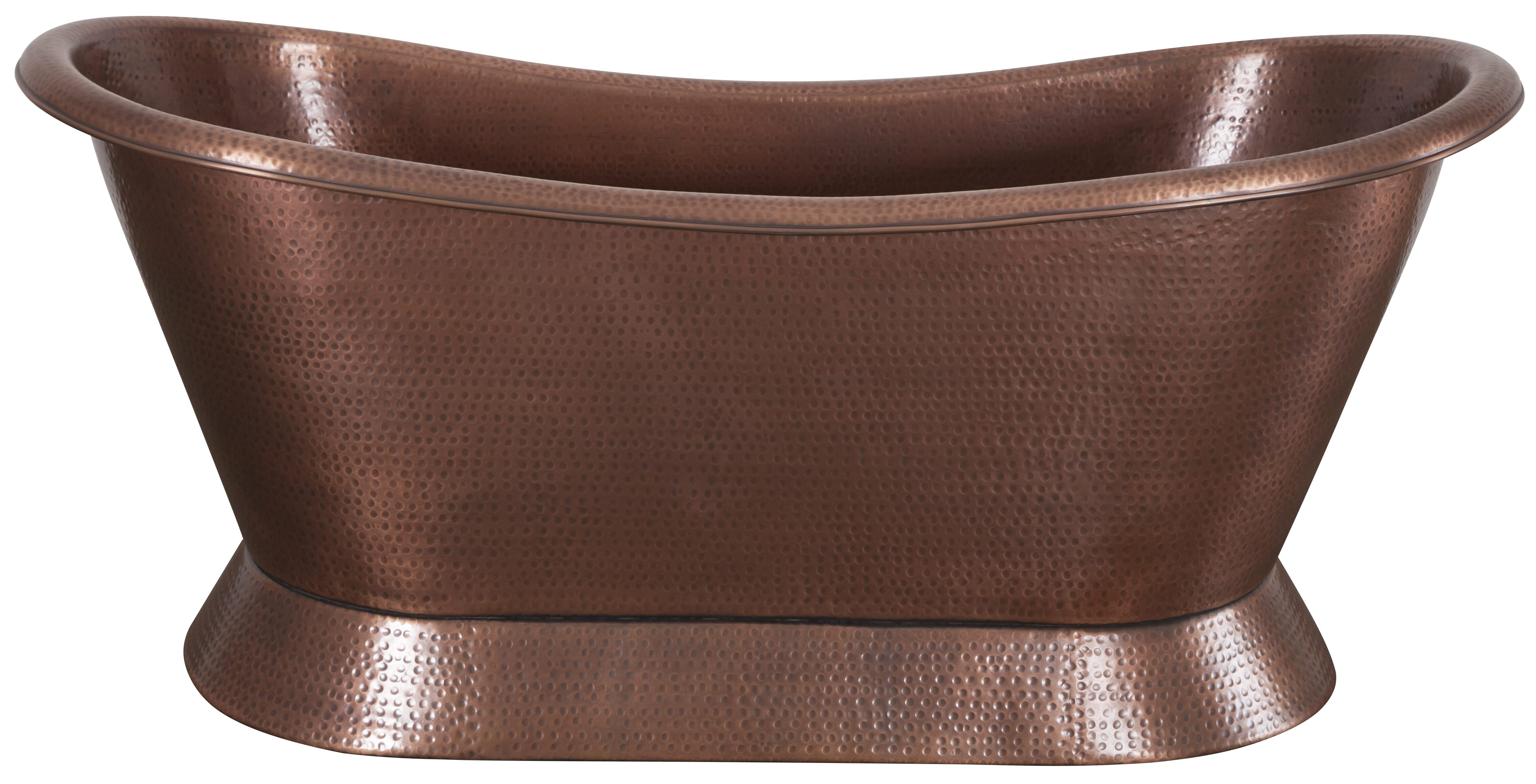 Hammered Copper Bateau Bath - SS107