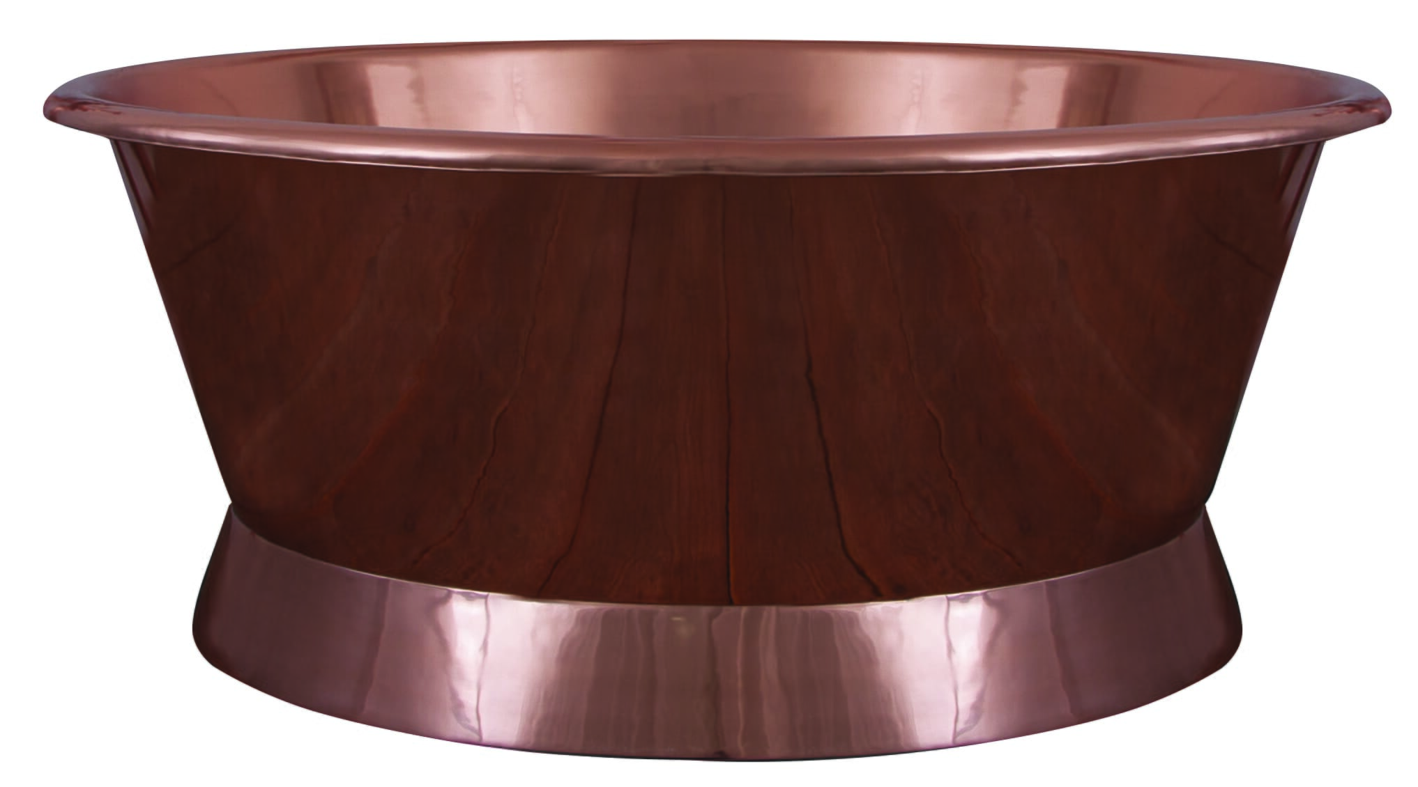 Hurlingham Baignoire Round Copper Bath - SS100
