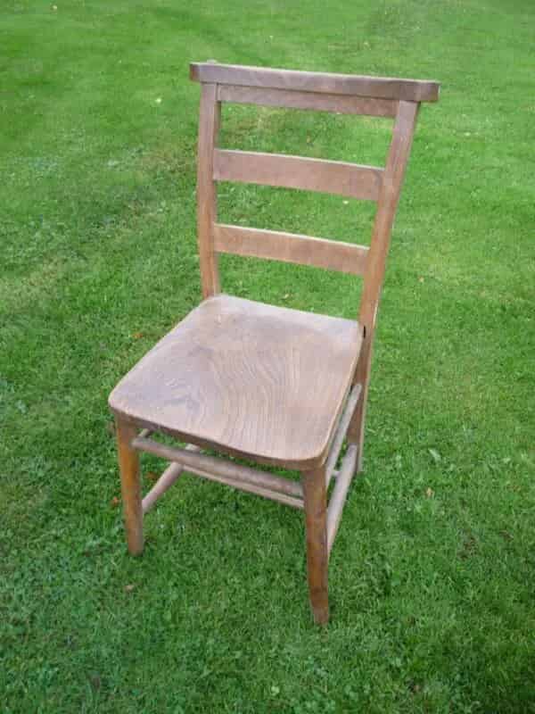 Trade Price - elm seated antique church chairs
