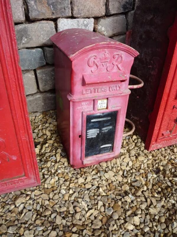Available soon - Original George 6th Cast Iron Post Box - 4203