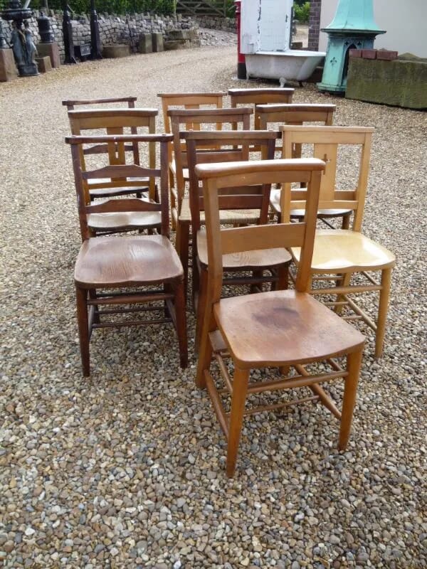 Various church and chapel chairs - 0015